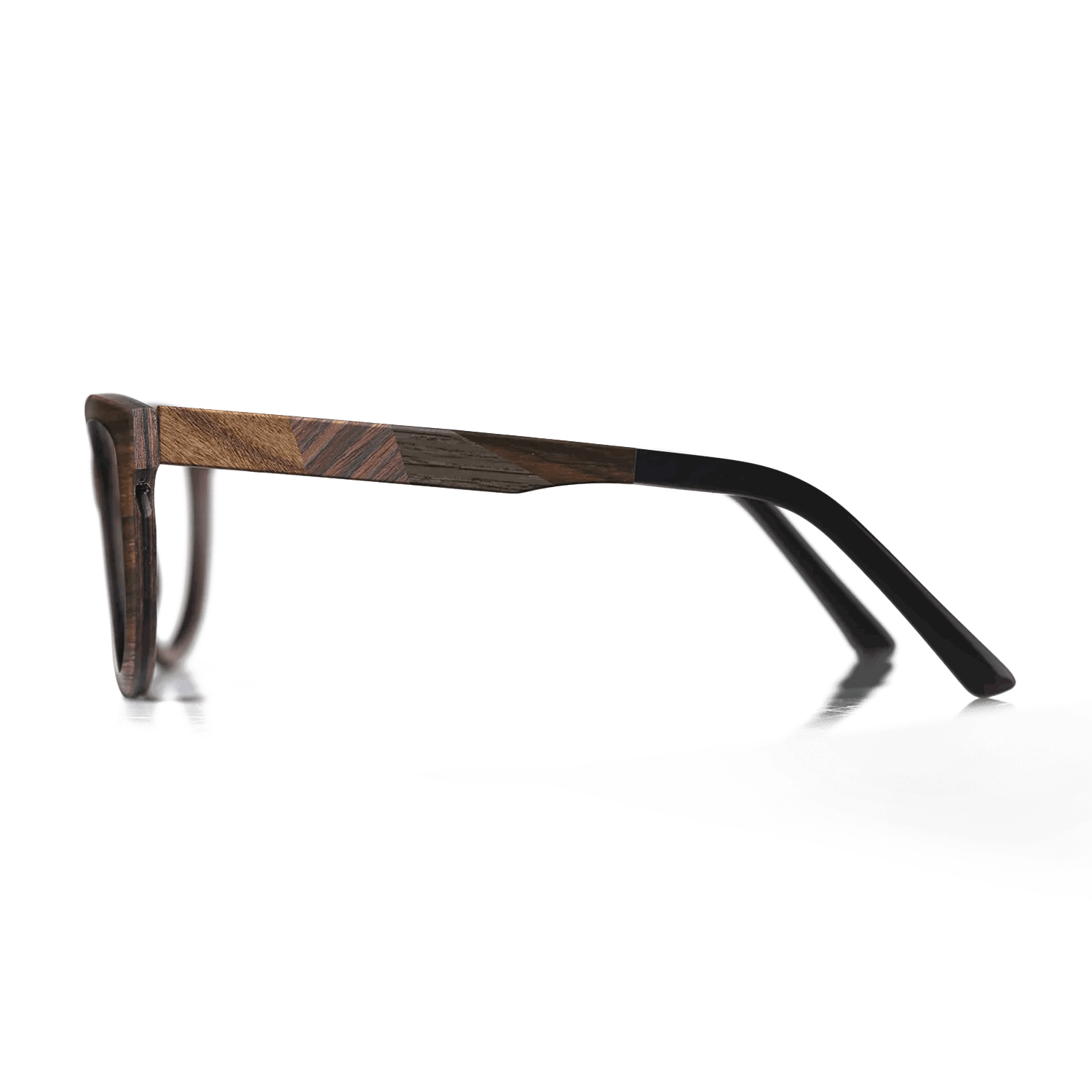 Fumed Oak,Rosewood Reconstituted,Ziricote Dark Quartered,Walnut Claro Light: Fractal - The Rebel - Round - 1094 - SIRIS wood optic