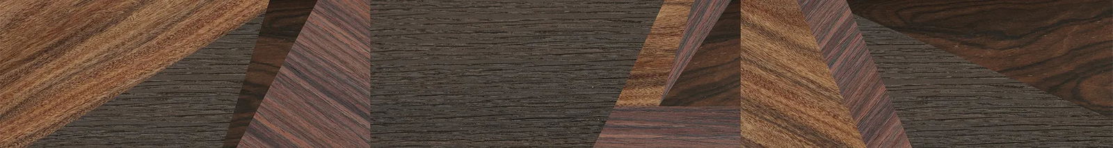 Fumed Oak,Rosewood Reconstituted,Ziricote Dark Quartered,Walnut Claro Light: Fractal - The Sage - Rectangle - 1094 - SIRIS wood optic