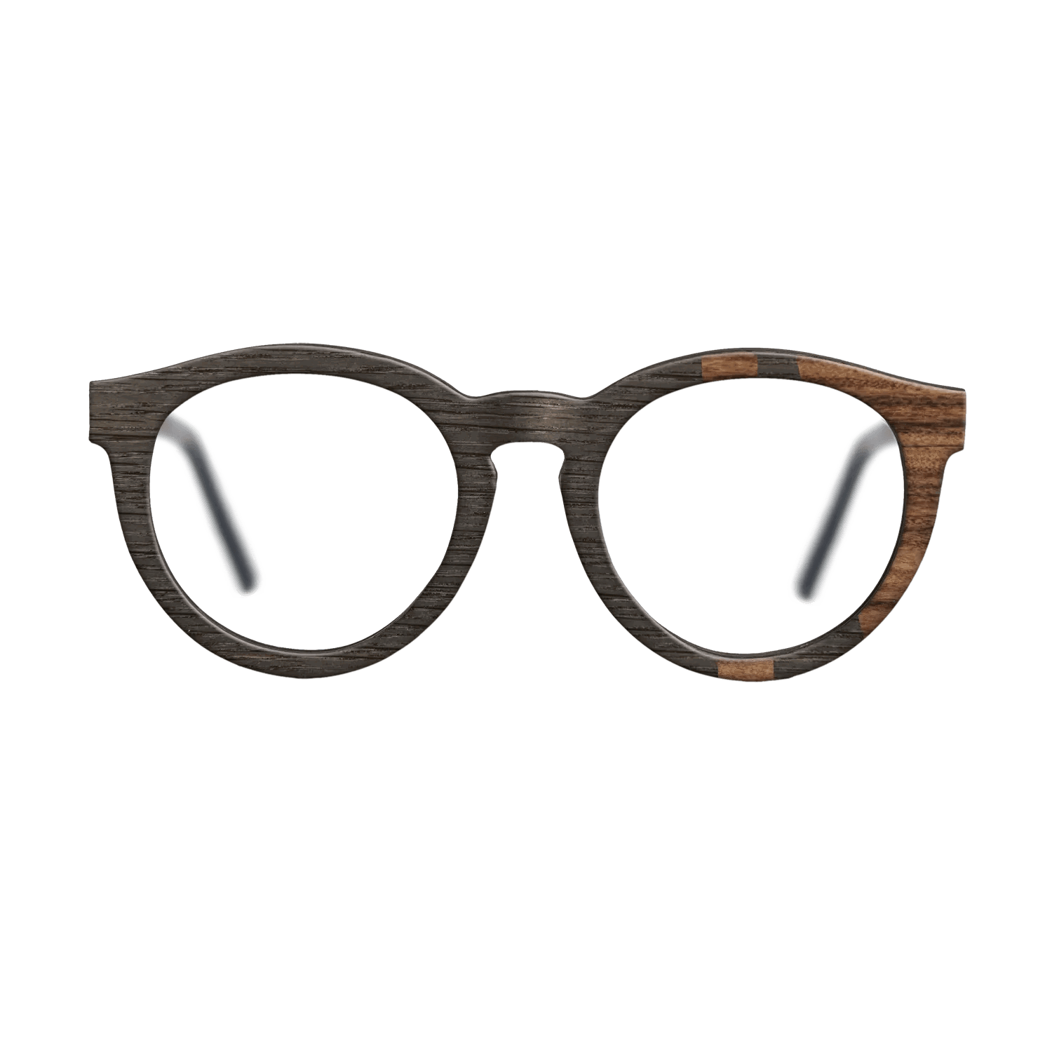 Fumed Oak,Santos Rosewood Dark: Bauhaus - The Rebel - Round - SIRIS wood optic