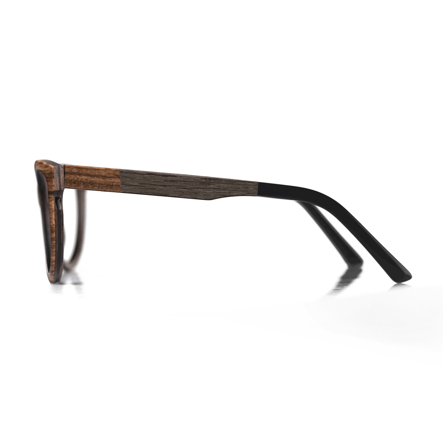 Fumed Oak,Santos Rosewood Dark: Bauhaus - The Rebel - Round - SIRIS wood optic