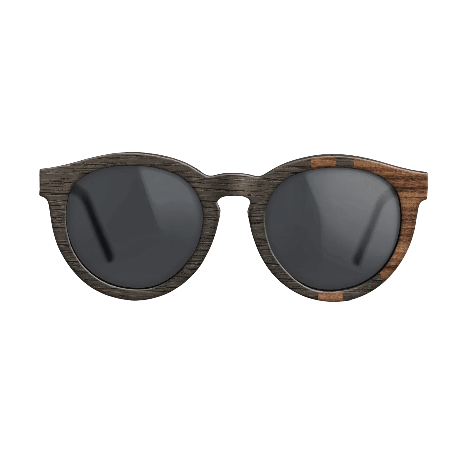 Fumed Oak,Santos Rosewood Dark: Bauhaus - The Rebel - Round - SIRIS wood optic