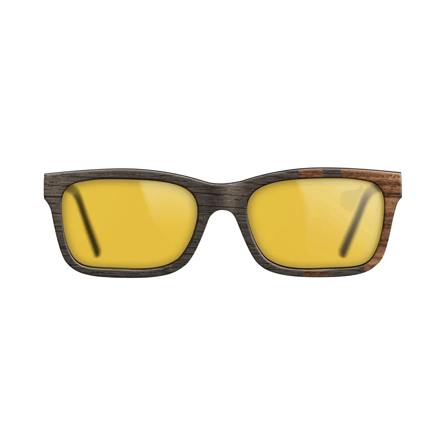 Fumed Oak,Santos Rosewood Dark: Bauhaus - The Sage - Rectangle - SIRIS wood optic