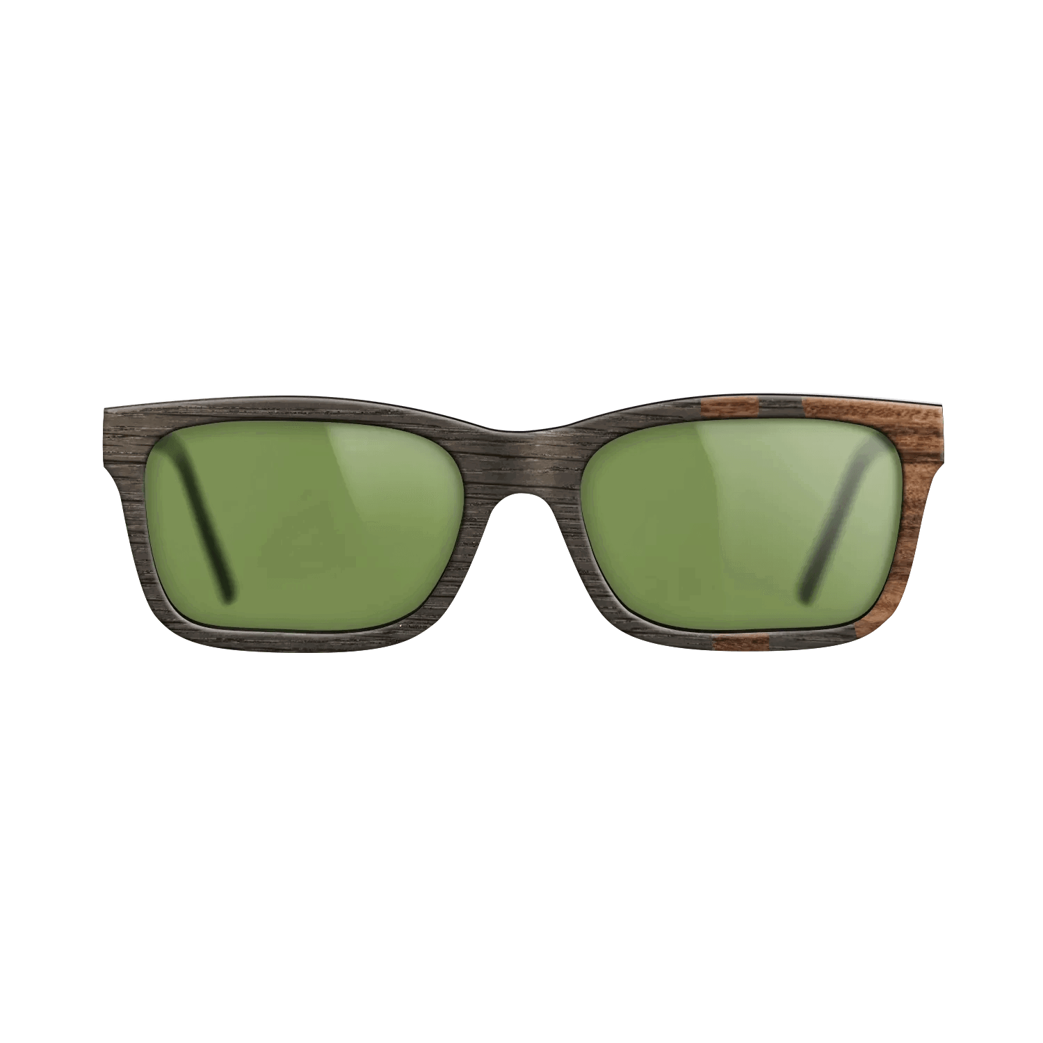 Fumed Oak,Santos Rosewood Dark: Bauhaus - The Sage - Rectangle - SIRIS wood optic