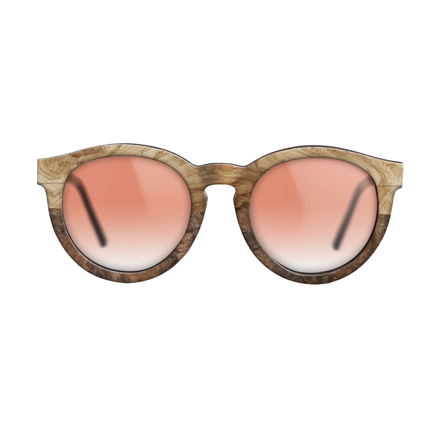 Fumed Oak,Santos Rosewood Dark,Bocote,Santos Rosewood Light: Tricut - The Rebel - Round - 1446 - SIRIS wood optic