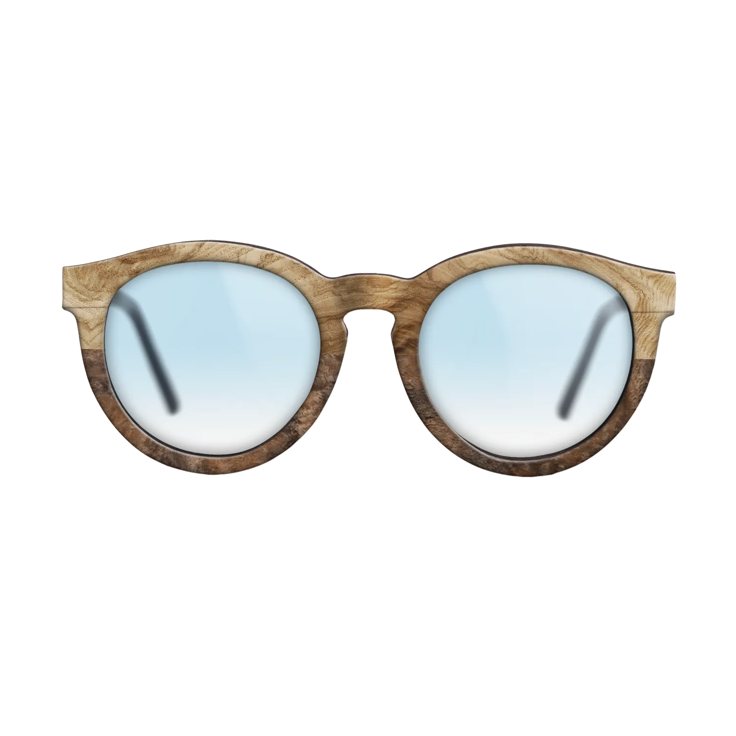 Fumed Oak,Santos Rosewood Dark,Bocote,Santos Rosewood Light: Tricut - The Rebel - Round - 1446 - SIRIS wood optic