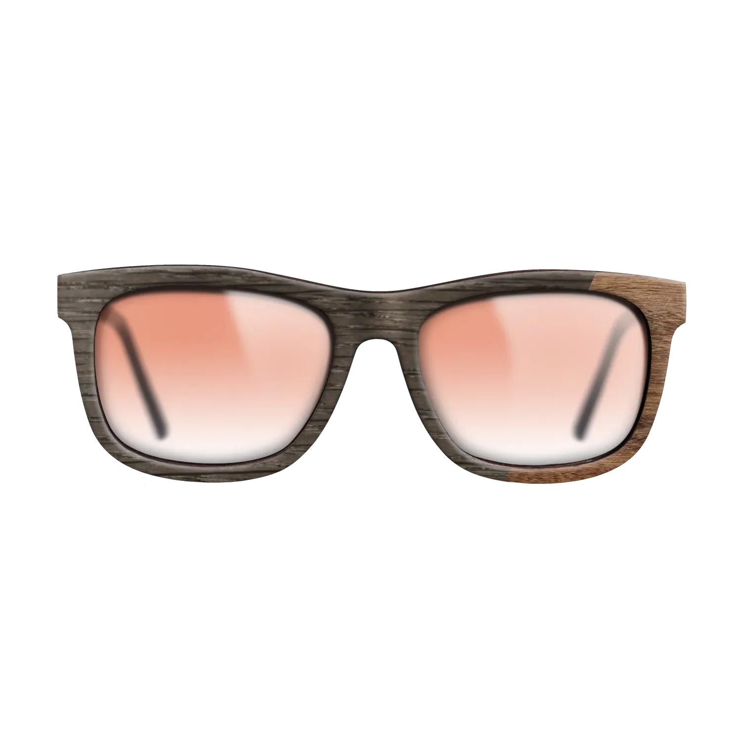 Fumed Oak,Santos Rosewood Dark: Dicut - The Hero - Square - SIRIS wood optic