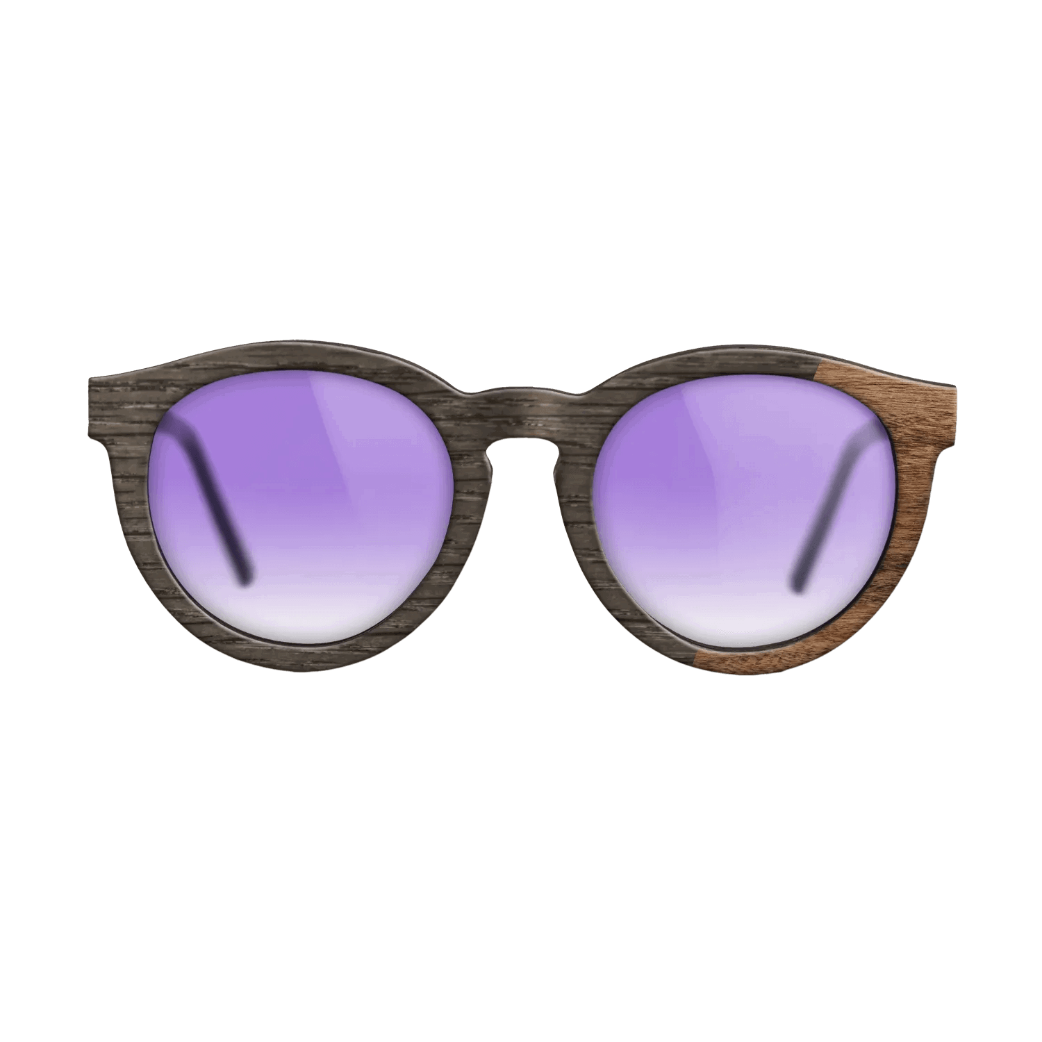 Fumed Oak,Santos Rosewood Dark: Dicut - The Rebel - Round - SIRIS wood optic