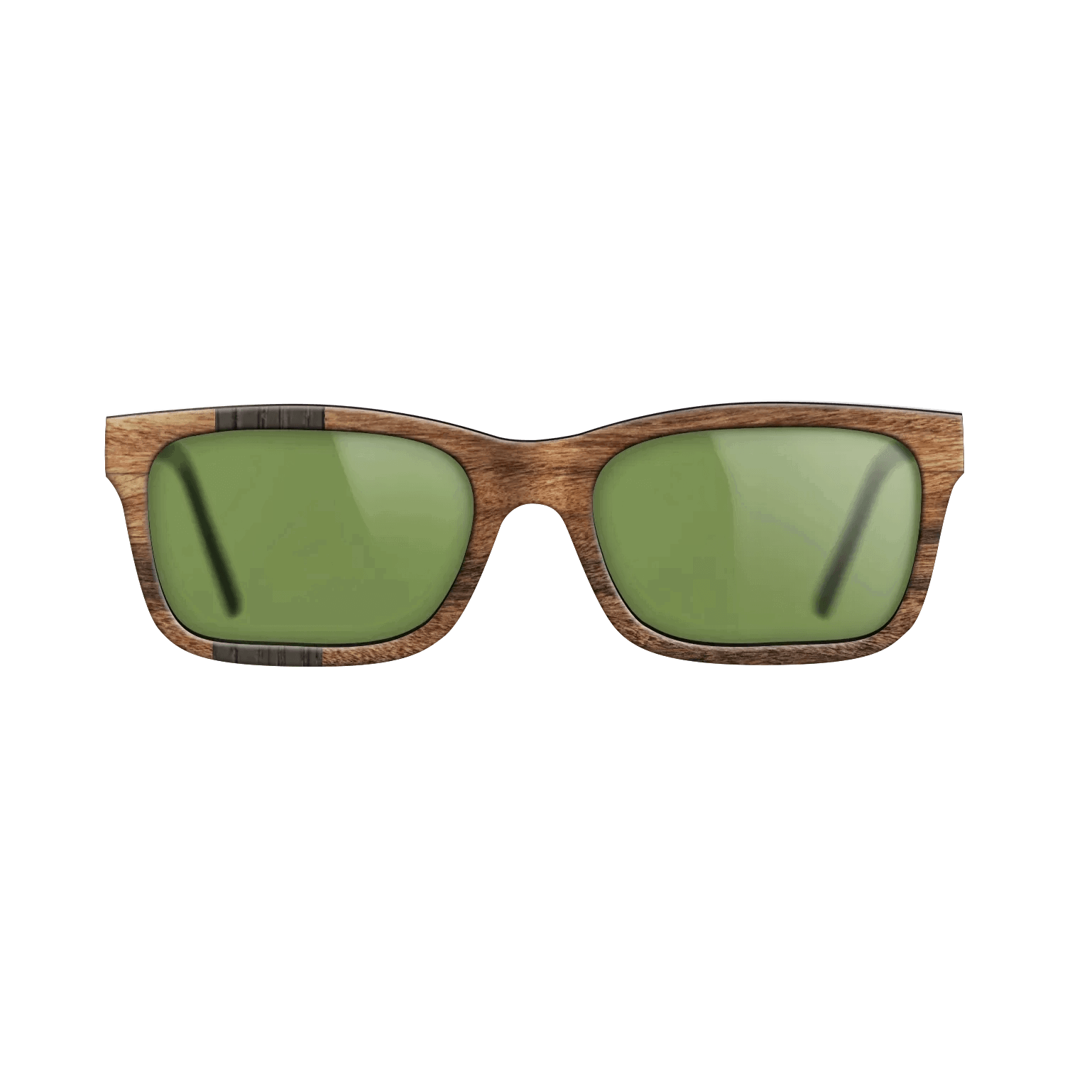 Fumed Oak,Santos Rosewood Dark: Splice - The Sage - Rectangle - SIRIS wood optic