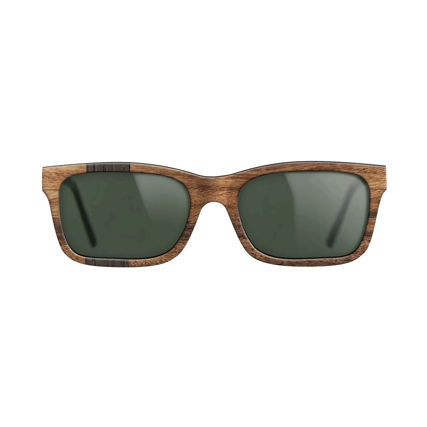 Fumed Oak,Santos Rosewood Dark: Splice - The Sage - Rectangle - SIRIS wood optic
