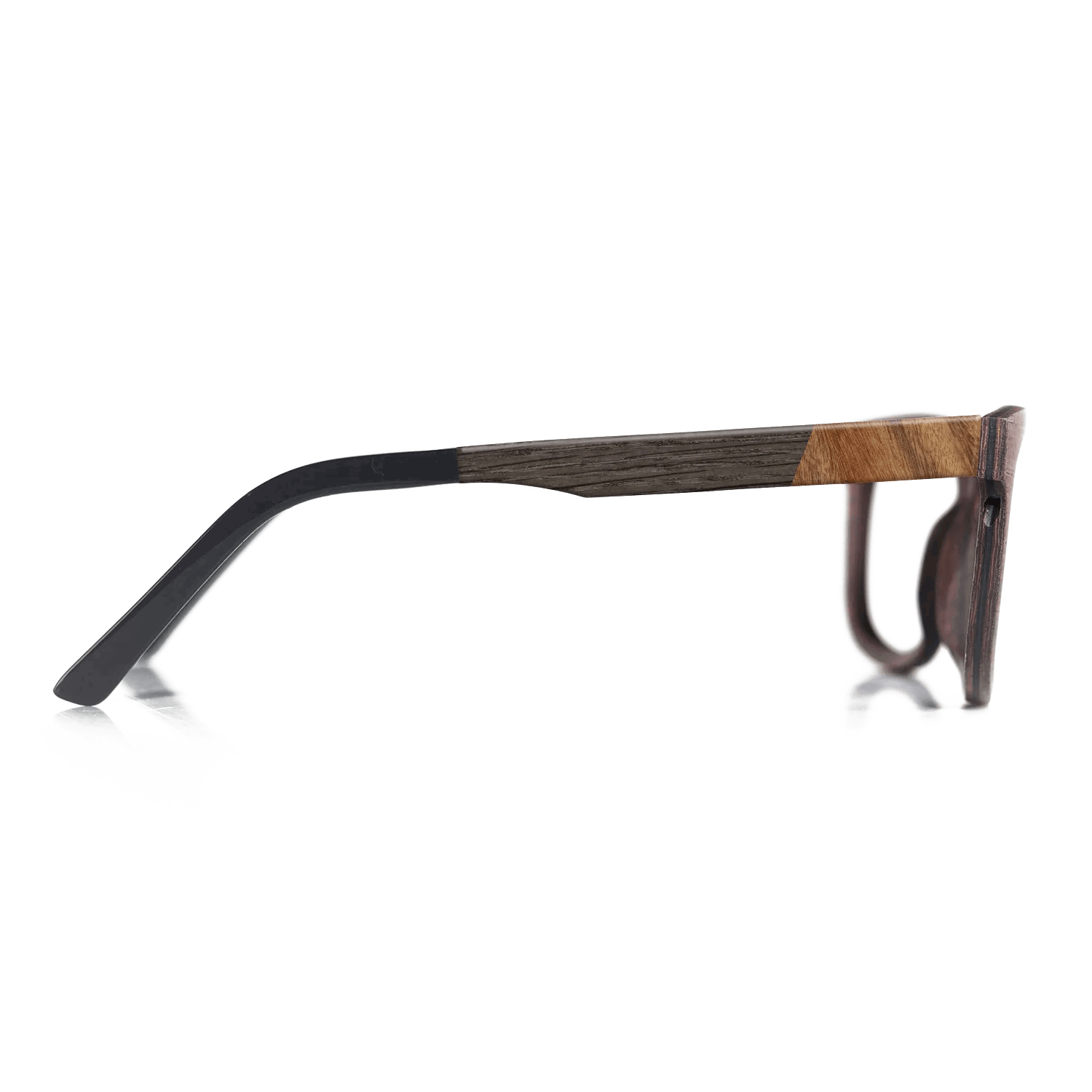 Fumed Oak,Santos Rosewood Light: Bauhaus - The Hero - Square - SIRIS wood optic