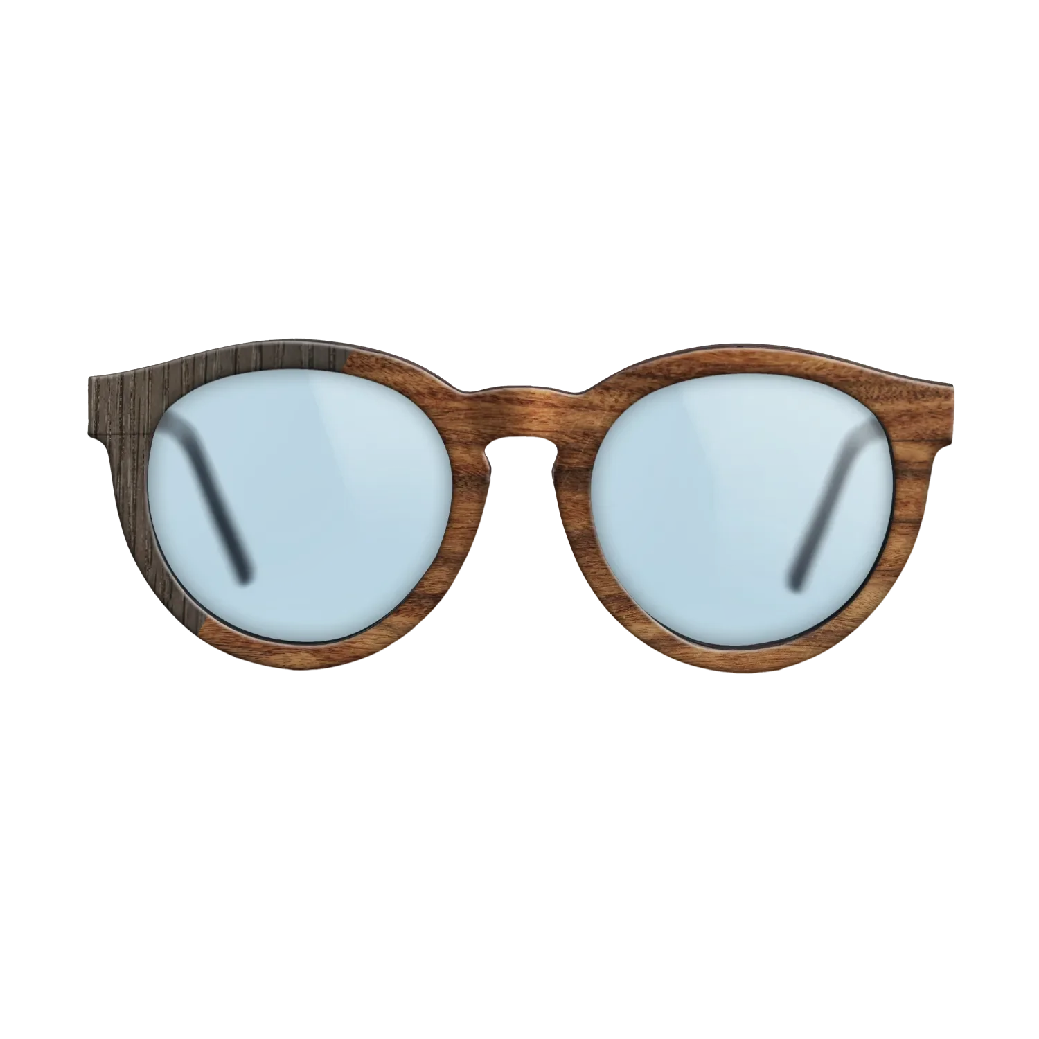 Fumed Oak,Santos Rosewood Light: Binary - The Rebel - Round - 1271 - SIRIS wood optic