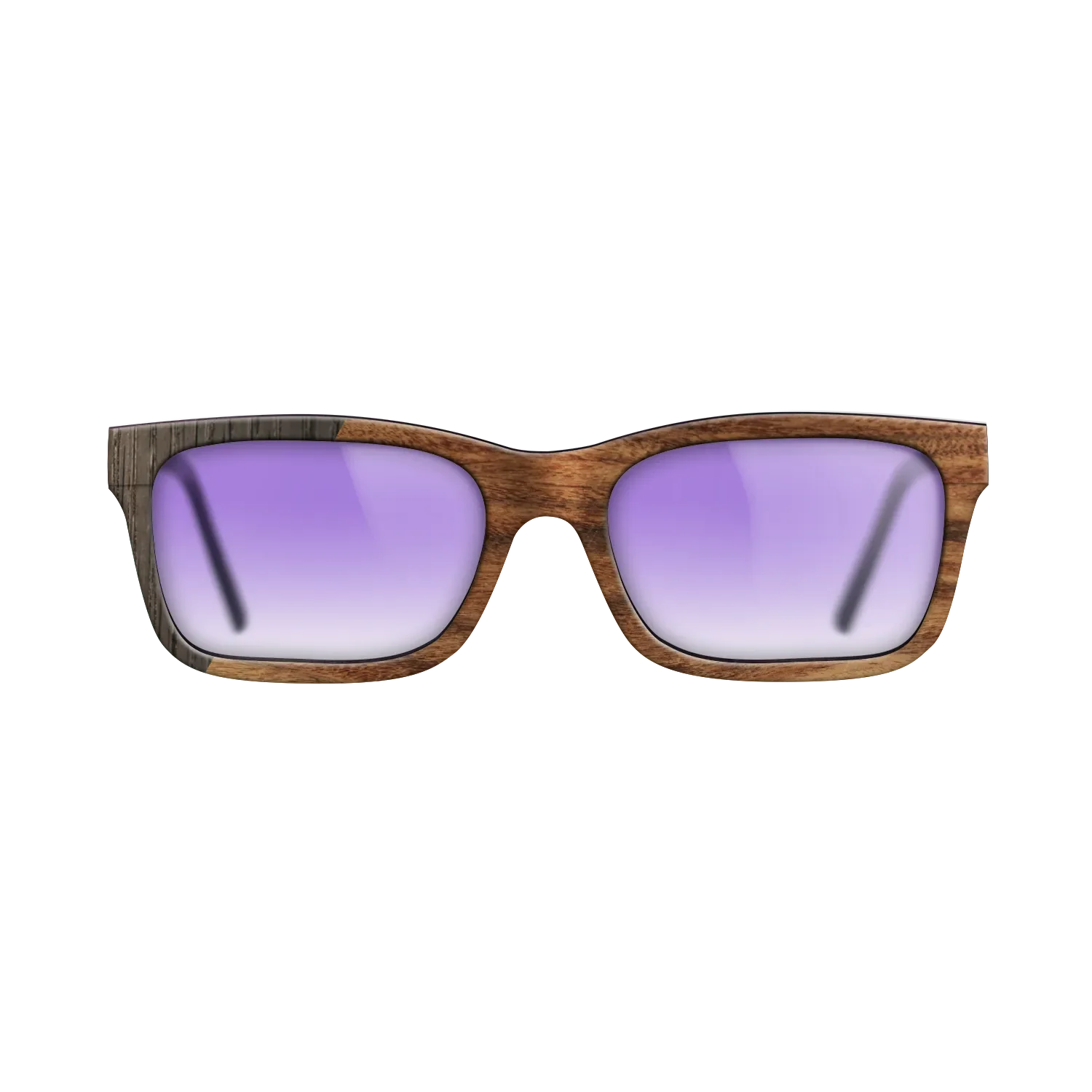 Fumed Oak,Santos Rosewood Light: Binary - The Sage - Rectangle - 1271 - SIRIS wood optic