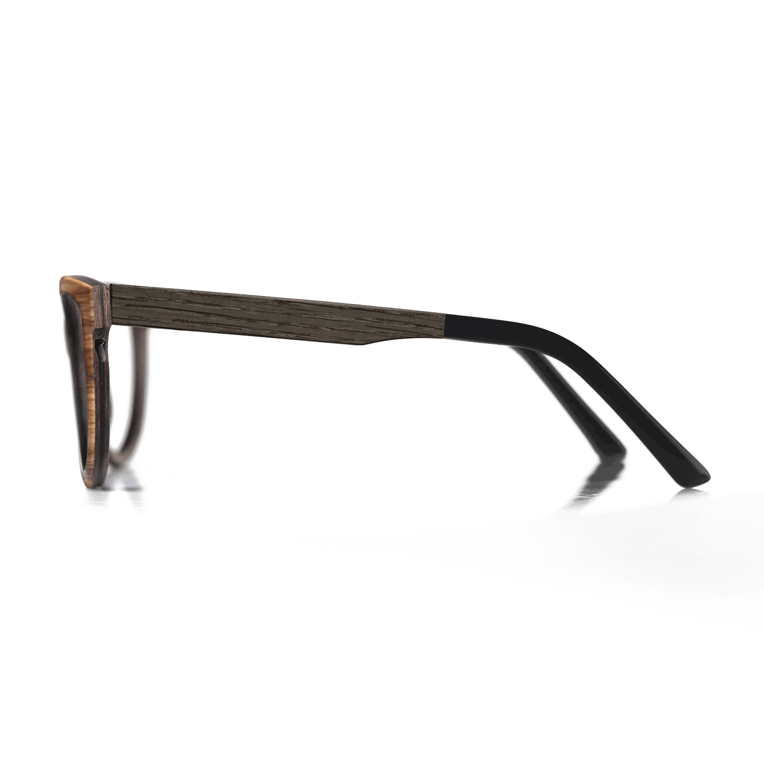 Fumed Oak,Santos Rosewood Light: Binary - The Sage - Rectangle - SIRIS wood optic