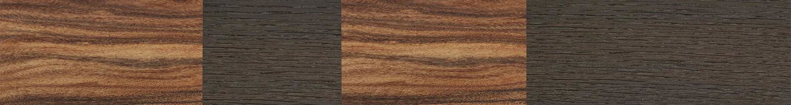 Fumed Oak,Santos Rosewood Light: Binary - The Sage - Rectangle - SIRIS wood optic