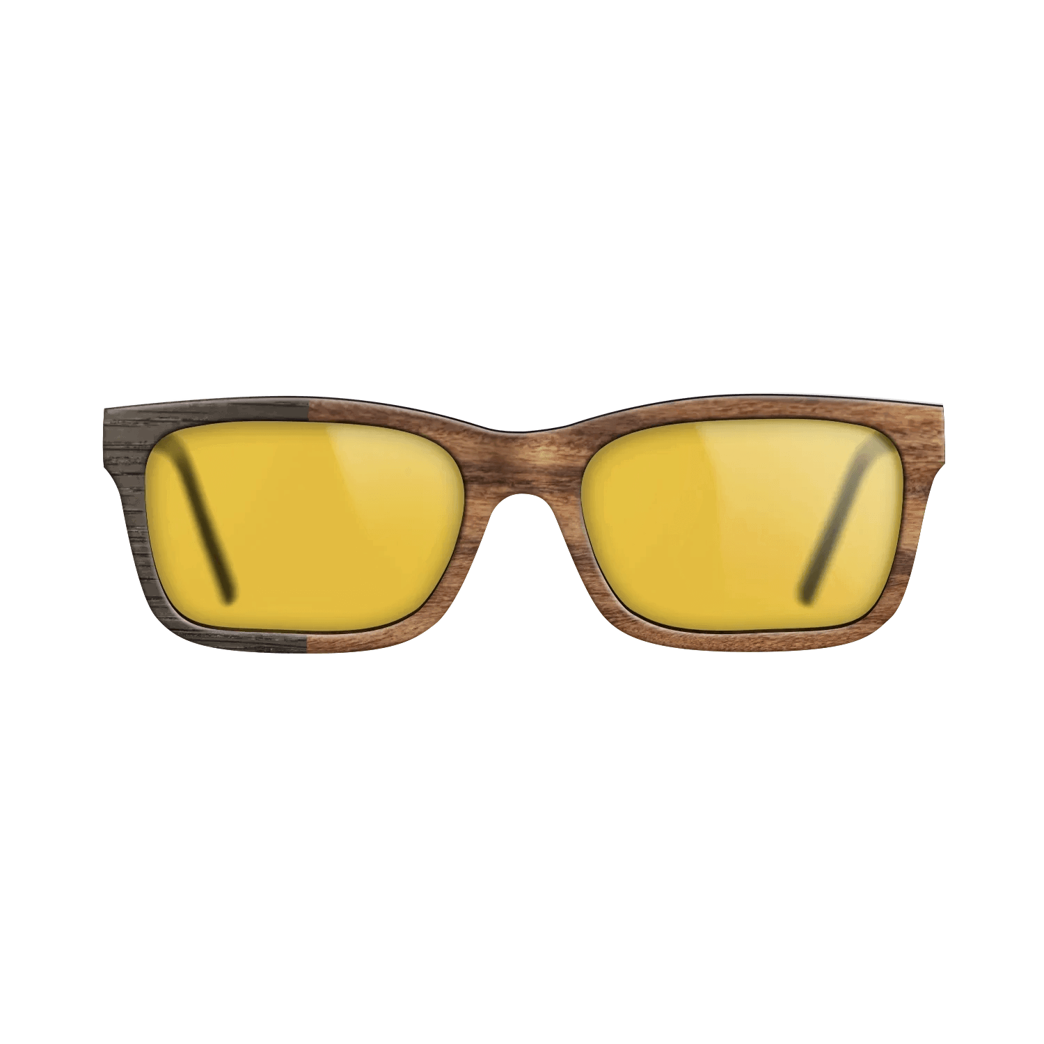 Fumed Oak,Santos Rosewood Light: Binary - The Sage - Rectangle - SIRIS wood optic