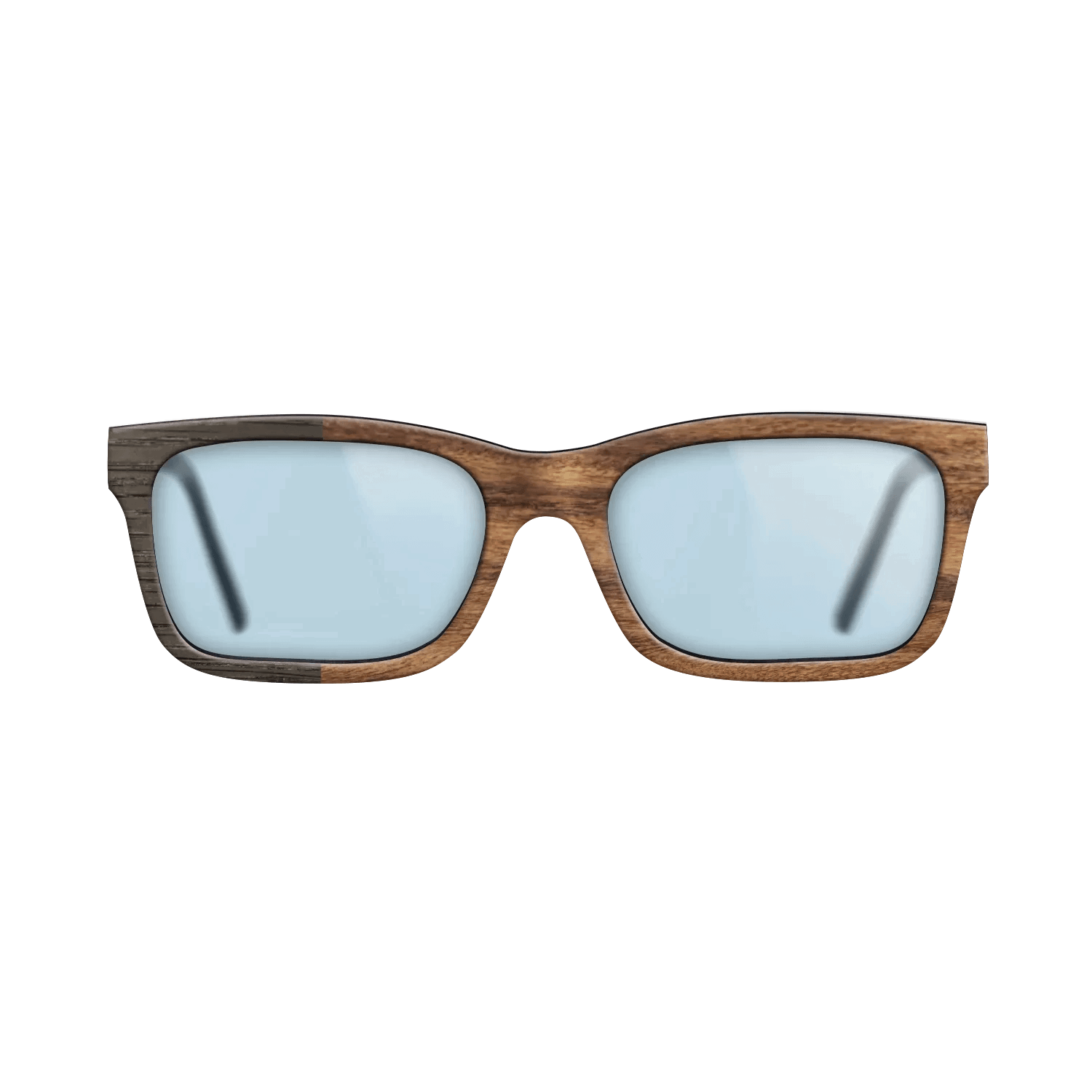 Fumed Oak,Santos Rosewood Light: Binary - The Sage - Rectangle - SIRIS wood optic