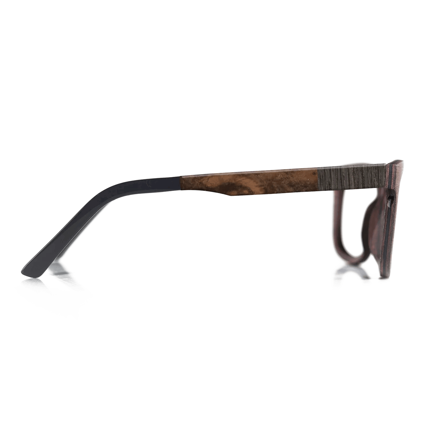 Fumed Oak,Walnut Burl: Splice - The Rebel - Round - SIRIS wood optic