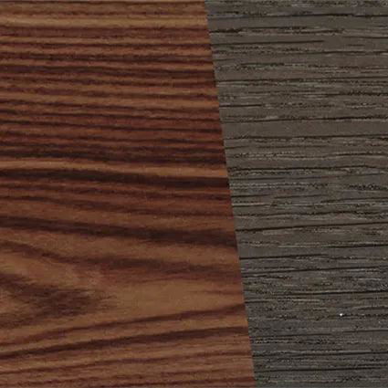 Fumed Oak,Walnut Burl,Wenge: Angle Cut - The Maiden - Cat - SIRIS wood optic