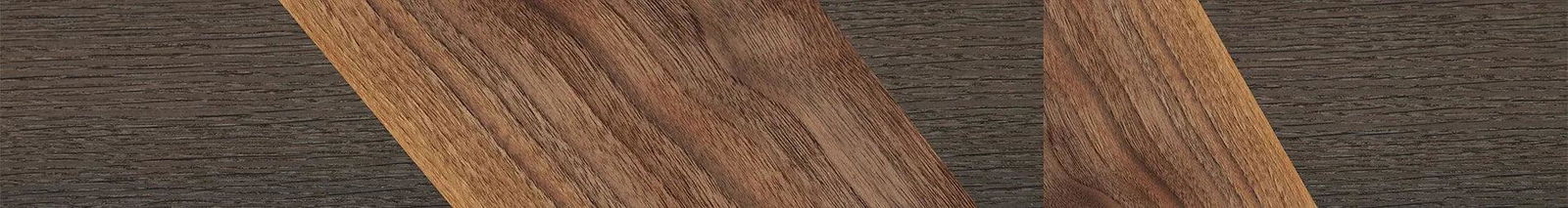 Fumed Oak,Walnut Claro Dark: Angle Cut - The Hero - Square - 918 - SIRIS wood optic