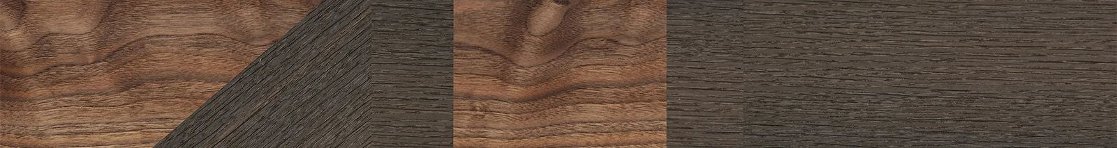 Fumed Oak,Walnut Claro Dark: Bauhaus - The Rebel - Round - SIRIS wood optic