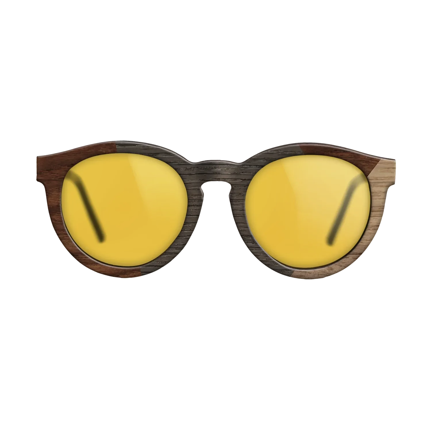 Fumed Oak,Walnut Claro Dark,Walnut: Straight Grain: Angle Cut - The Rebel - Round - SIRIS wood optic