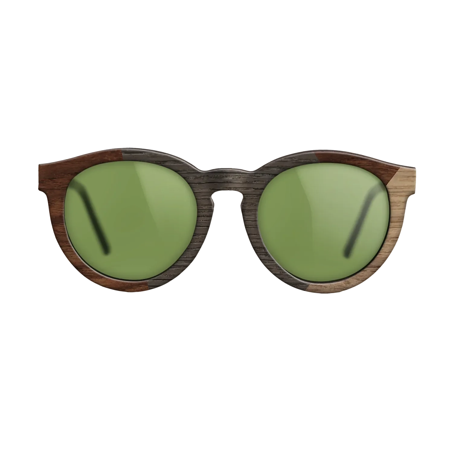 Fumed Oak,Walnut Claro Dark,Walnut: Straight Grain: Angle Cut - The Rebel - Round - SIRIS wood optic