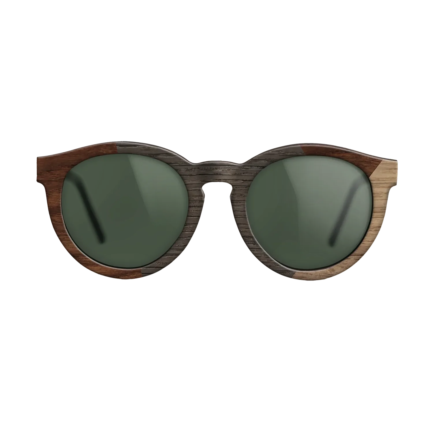 Fumed Oak,Walnut Claro Dark,Walnut: Straight Grain: Angle Cut - The Rebel - Round - SIRIS wood optic