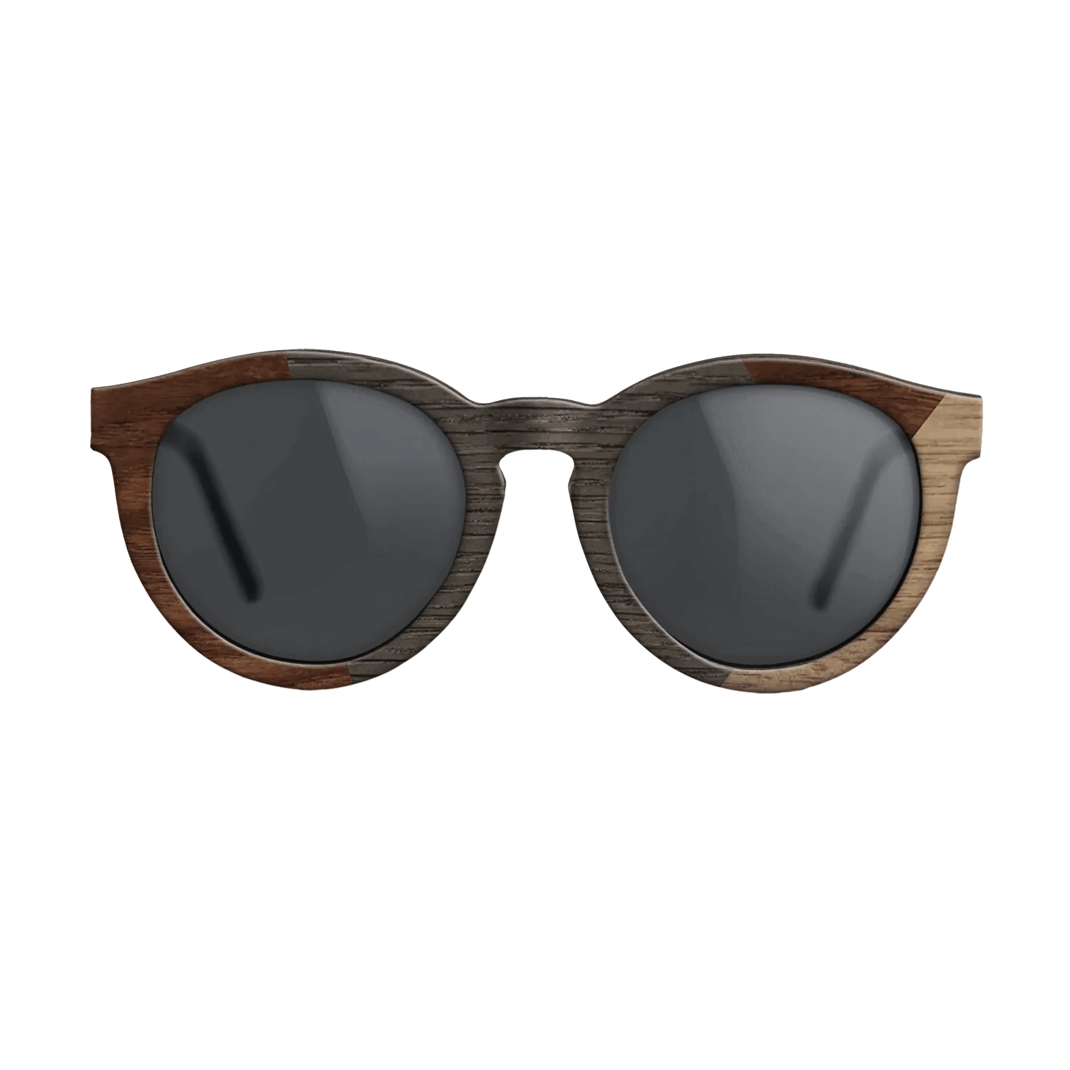 Fumed Oak,Walnut Claro Dark,Walnut: Straight Grain: Angle Cut - The Rebel - Round - SIRIS wood optic