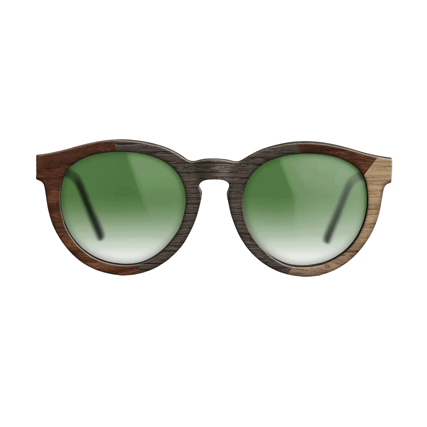 Fumed Oak,Walnut Claro Dark,Walnut: Straight Grain: Angle Cut - The Rebel - Round - SIRIS wood optic