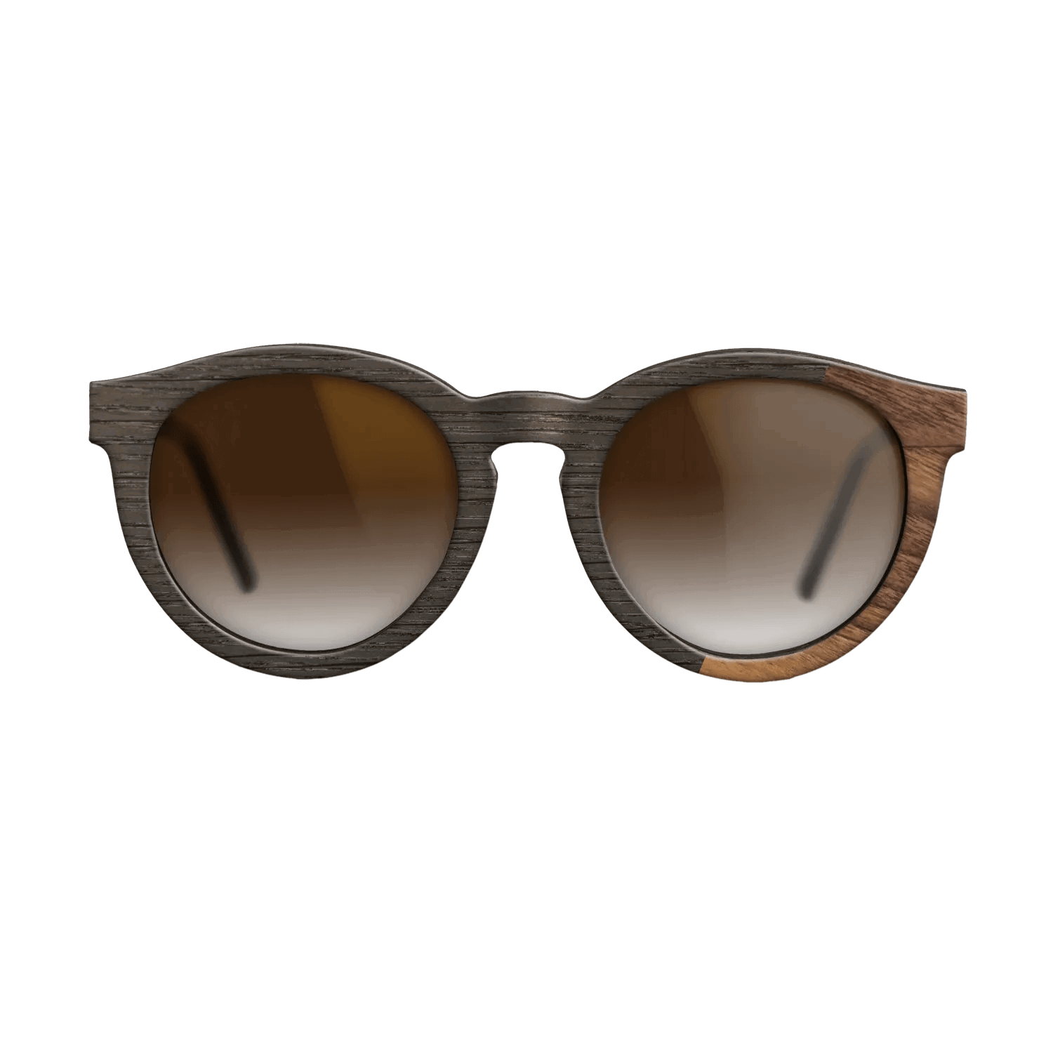 Fumed Oak,Walnut Claro Light: Dicut - The Rebel - Round - SIRIS wood optic