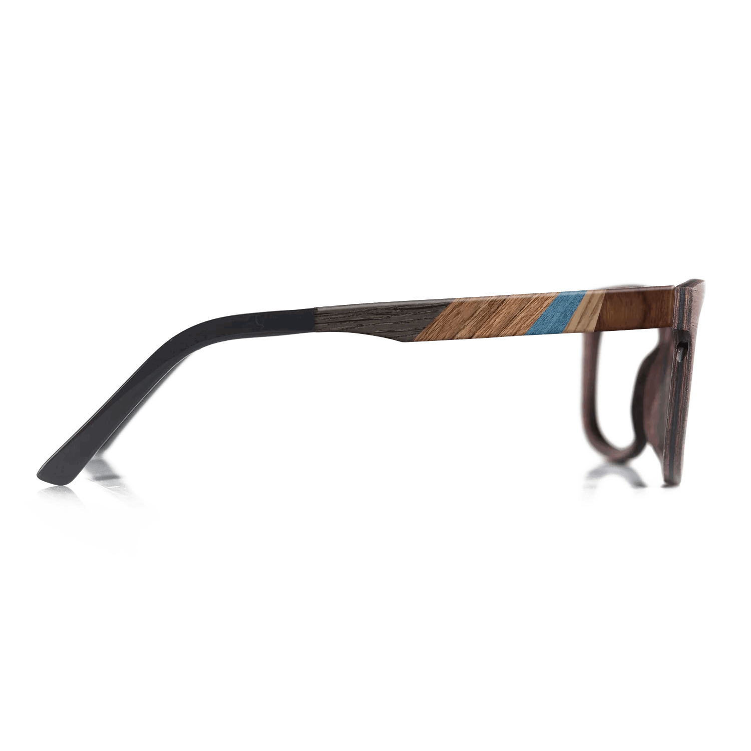 Fumed Oak,Walnut Claro Light,Poplar Dyed: Blue Denim,Poplar Dyed: Grey,Ziricote Dark Quartered,Walnut: Straight Grain: Fractal - The Rebel - Round - SIRIS wood optic