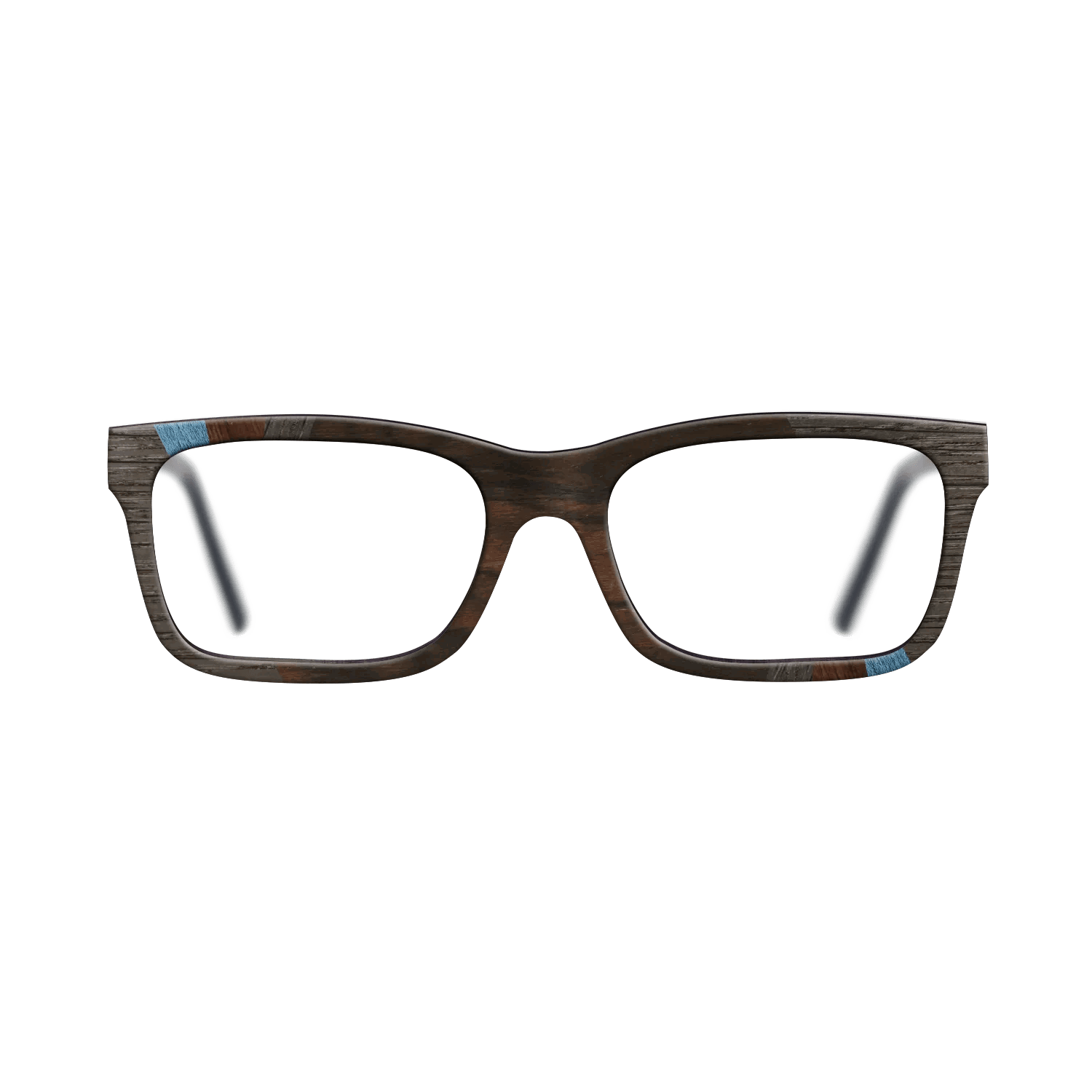 Fumed Oak,Walnut Claro Light,Poplar Dyed: Blue Denim,Poplar Dyed: Grey,Ziricote Dark Quartered,Walnut: Straight Grain: Fractal - The Sage - Rectangle - SIRIS wood optic