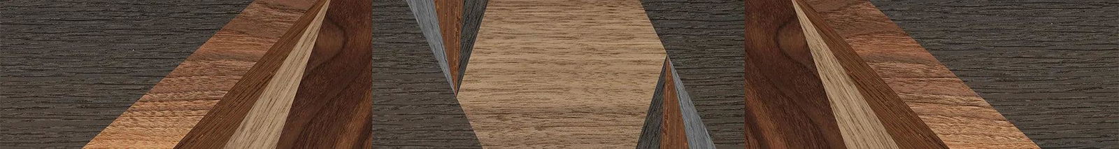 Fumed Oak,Walnut Claro Light,Poplar Dyed: Red,Ziricote Dark Quartered,Poplar Dyed: Grey: Fractal - The Hero - Square - SIRIS wood optic