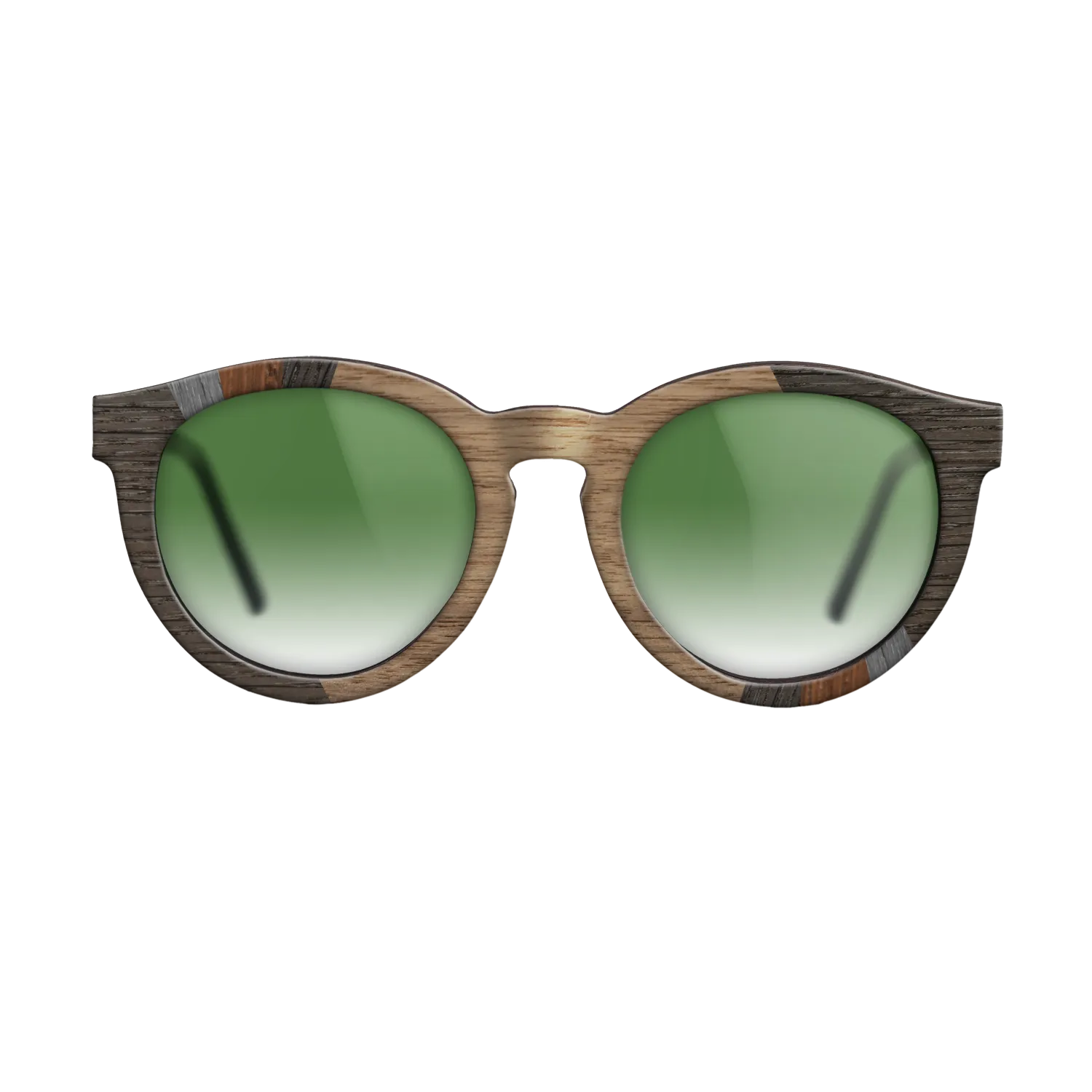 Fumed Oak,Walnut Claro Light,Poplar Dyed: Red,Ziricote Dark Quartered,Poplar Dyed: Grey: Fractal - The Rebel - Round - SIRIS wood optic