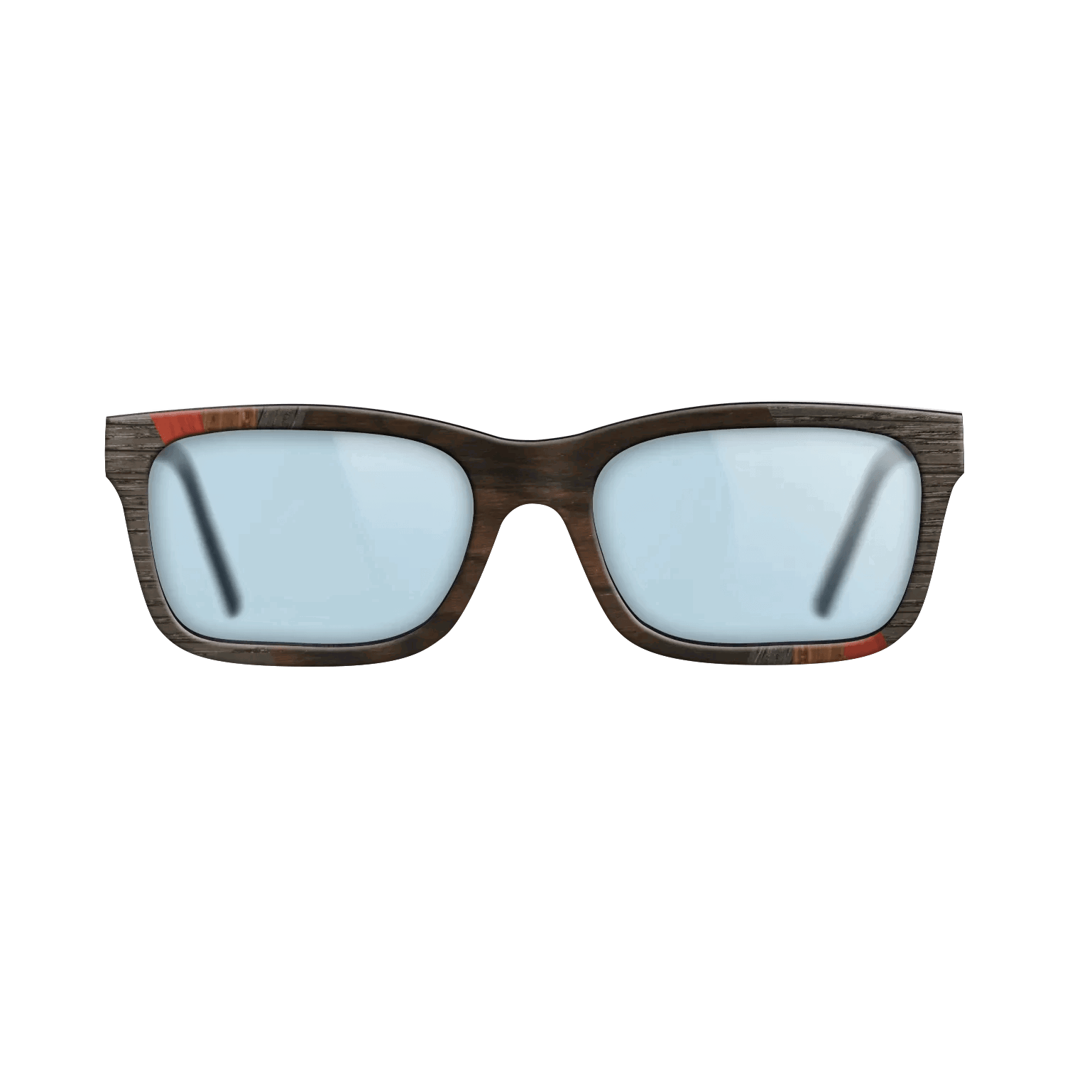 Fumed Oak,Walnut Claro Light,Poplar Dyed: Red,Ziricote Dark Quartered,Ziricote Light Quartered,Poplar Dyed: Grey: Fractal - The Sage - Rectangle - SIRIS wood optic