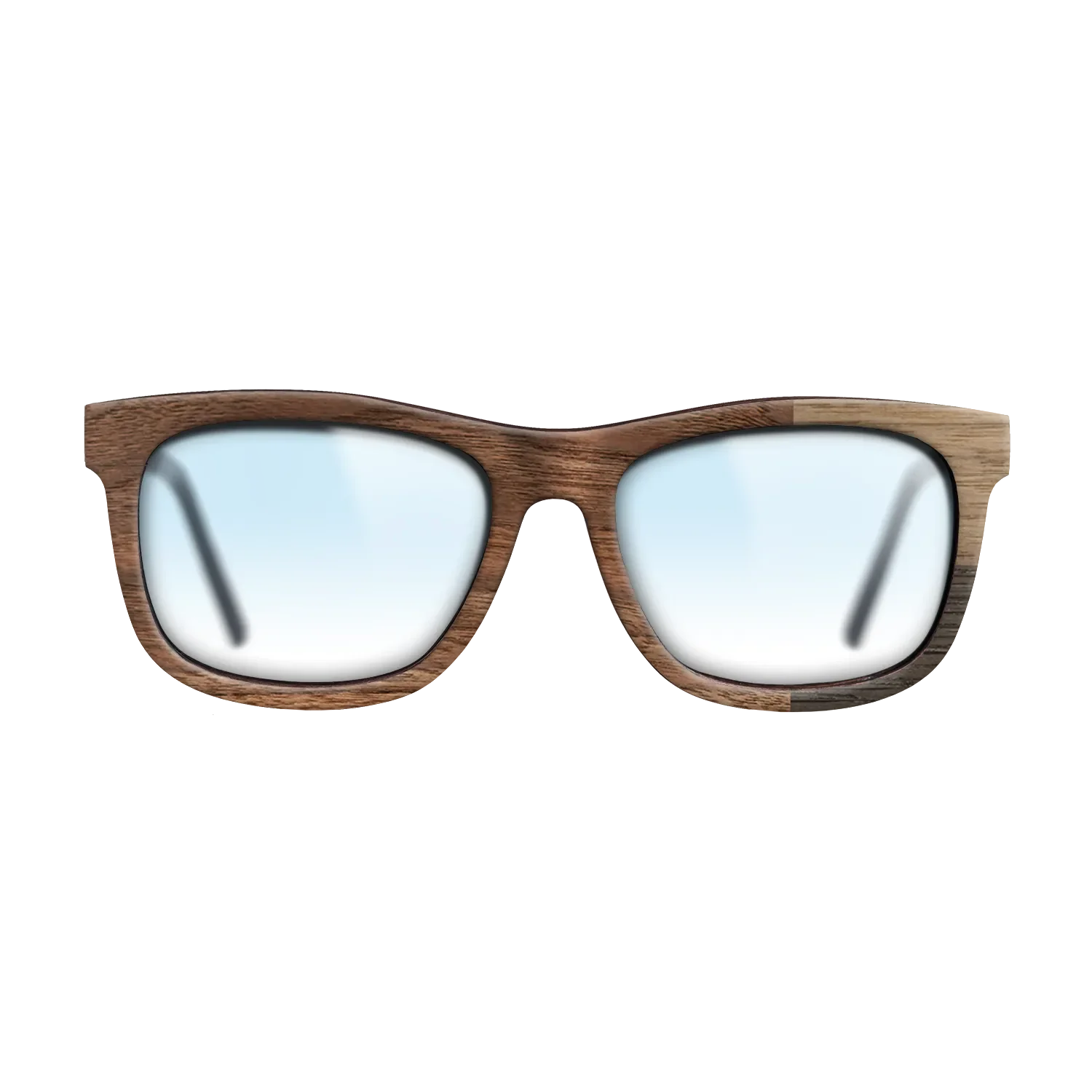 Fumed Oak,Walnut Claro Light,Walnut: Straight Grain: Cubic Cuts - The Hero - Square - SIRIS wood optic