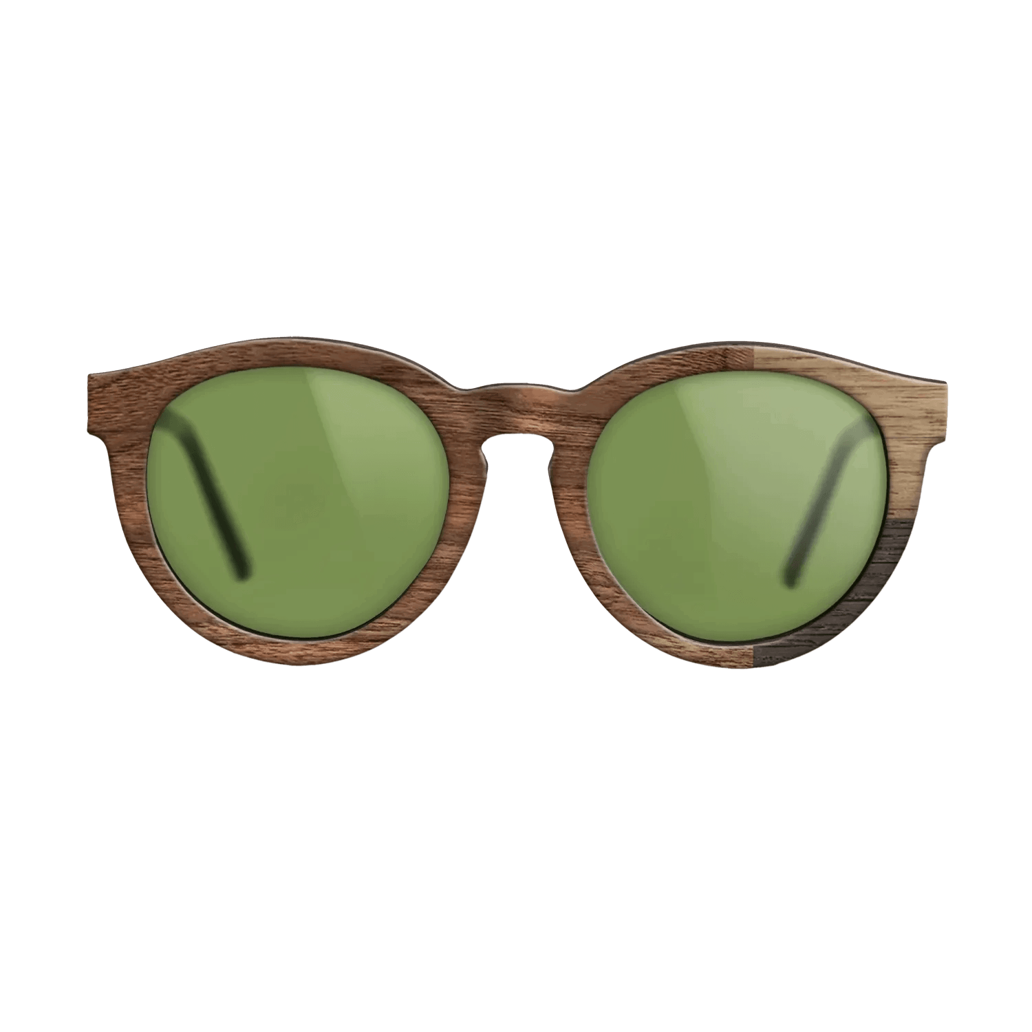 Fumed Oak,Walnut Claro Light,Walnut: Straight Grain: Cubic Cuts - The Rebel - Round - SIRIS wood optic