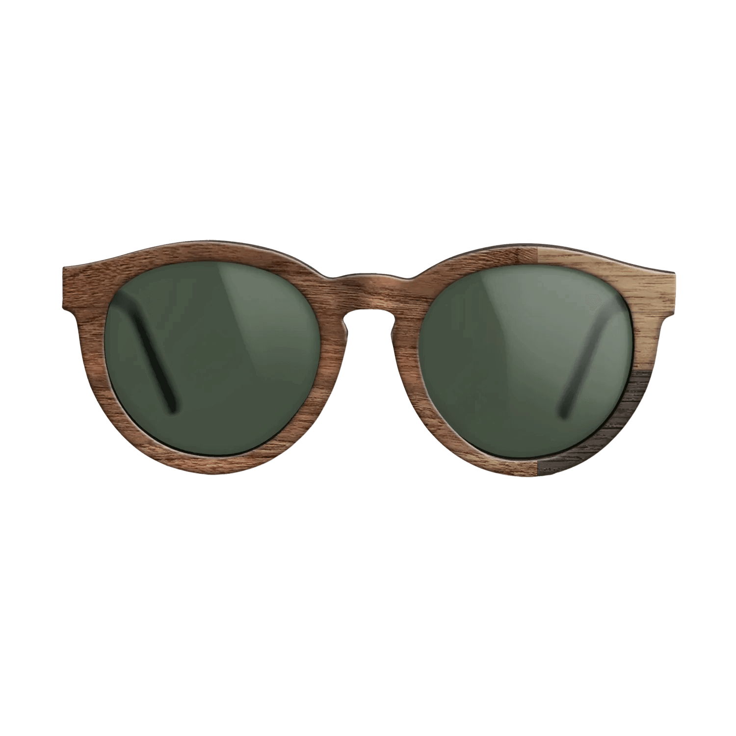 Fumed Oak,Walnut Claro Light,Walnut: Straight Grain: Cubic Cuts - The Rebel - Round - SIRIS wood optic