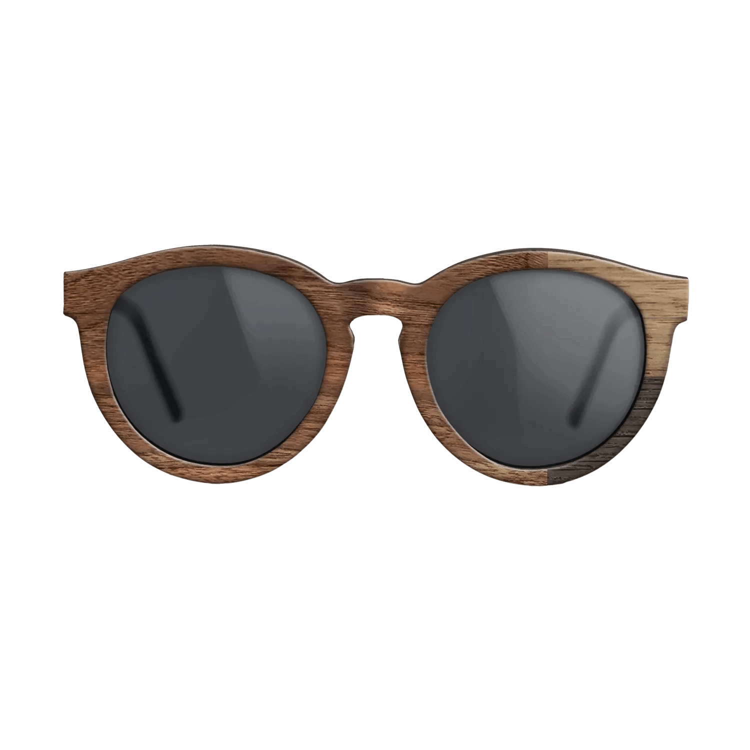 Fumed Oak,Walnut Claro Light,Walnut: Straight Grain: Cubic Cuts - The Rebel - Round - SIRIS wood optic