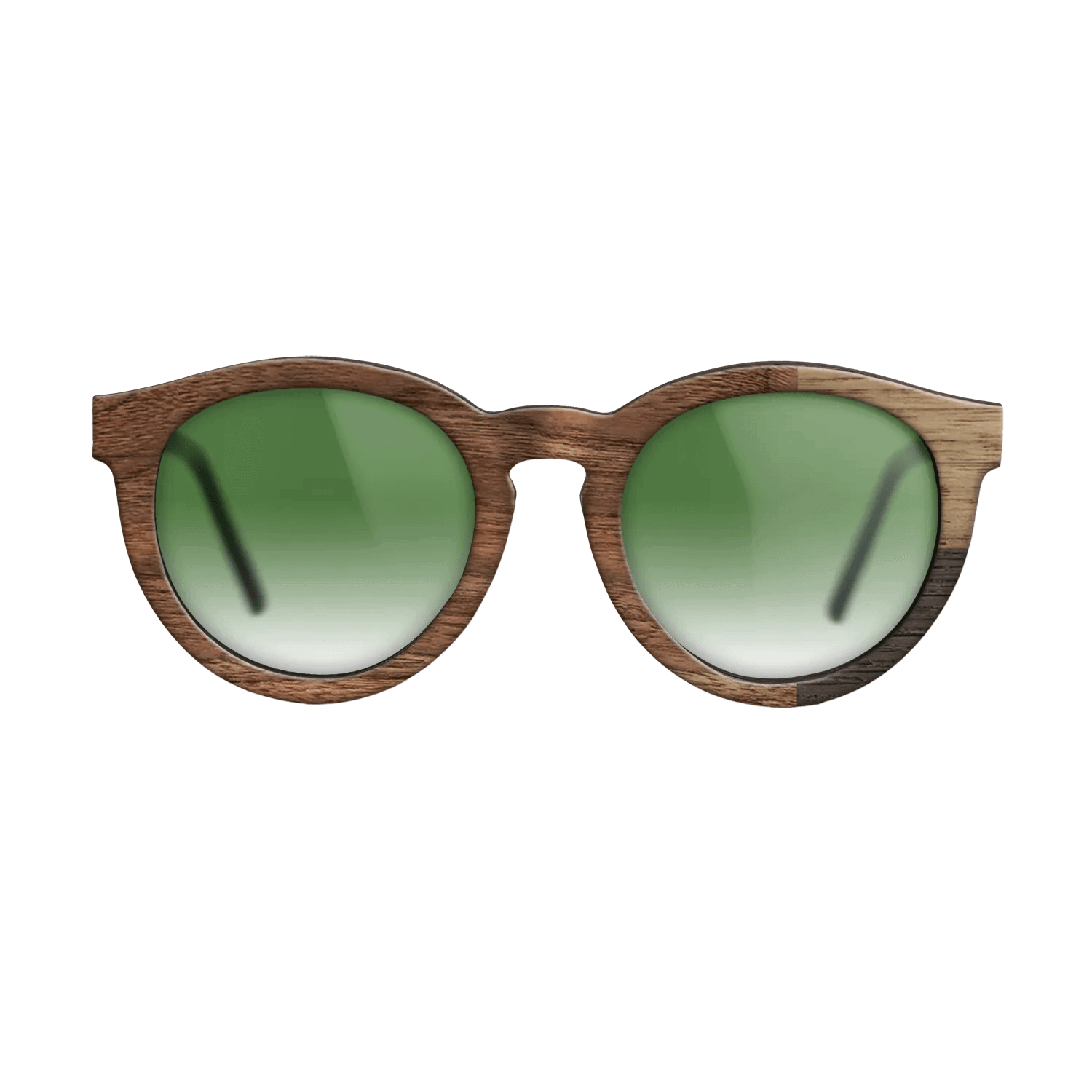 Fumed Oak,Walnut Claro Light,Walnut: Straight Grain: Cubic Cuts - The Rebel - Round - SIRIS wood optic