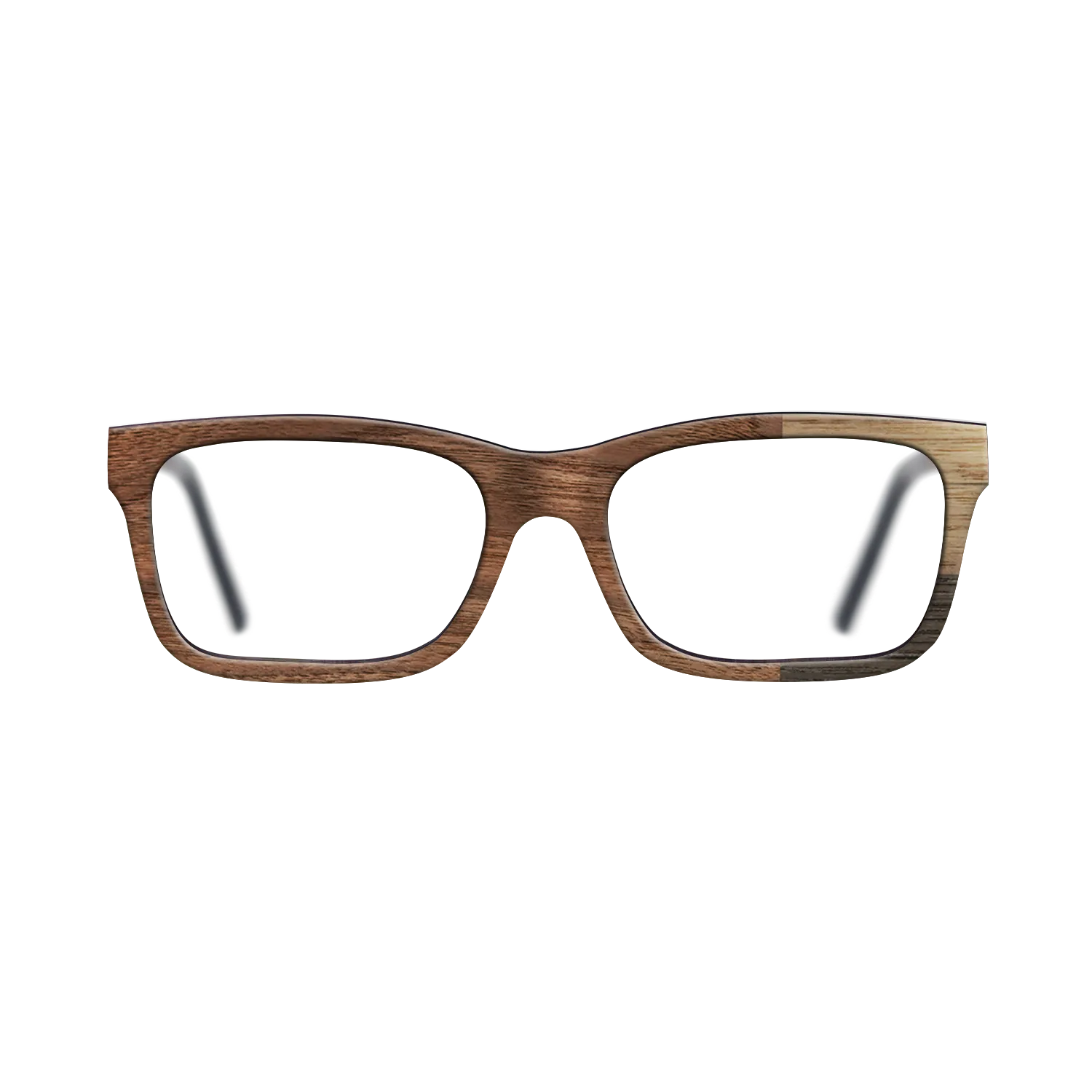 Fumed Oak,Walnut Claro Light,Walnut: Straight Grain: Cubic Cuts - The Sage - Rectangle - SIRIS wood optic