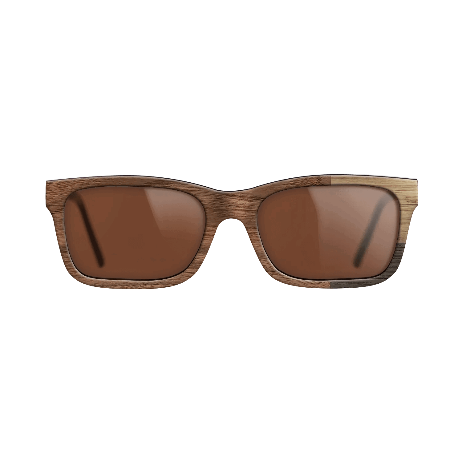 Fumed Oak,Walnut Claro Light,Walnut: Straight Grain: Cubic Cuts - The Sage - Rectangle - SIRIS wood optic