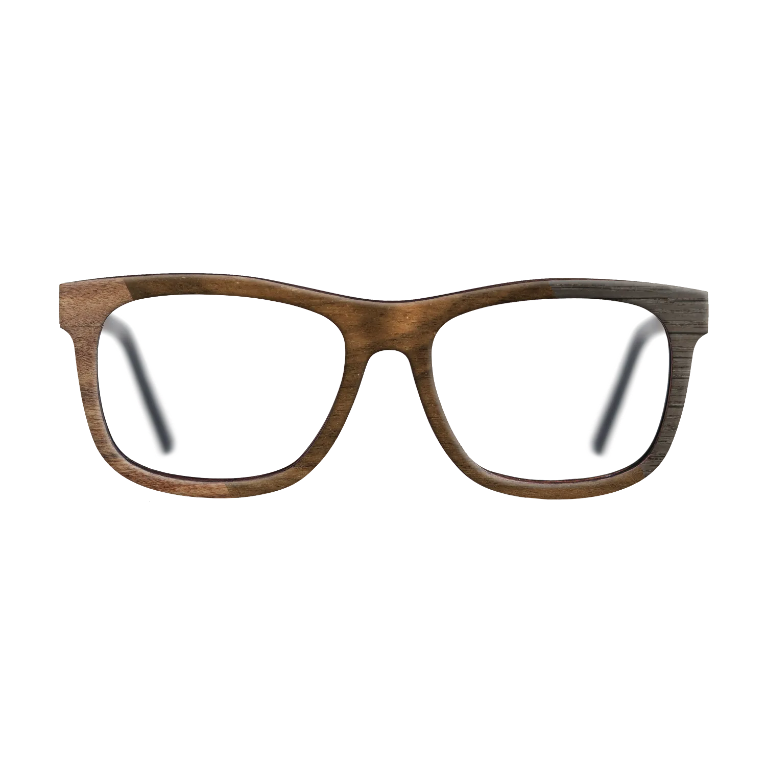 Fumed Oak,Walnut Claro Light,Ziricote Dark Quartered,Santos Rosewood Light: Bauhaus - The Hero - Square - SIRIS wood optic