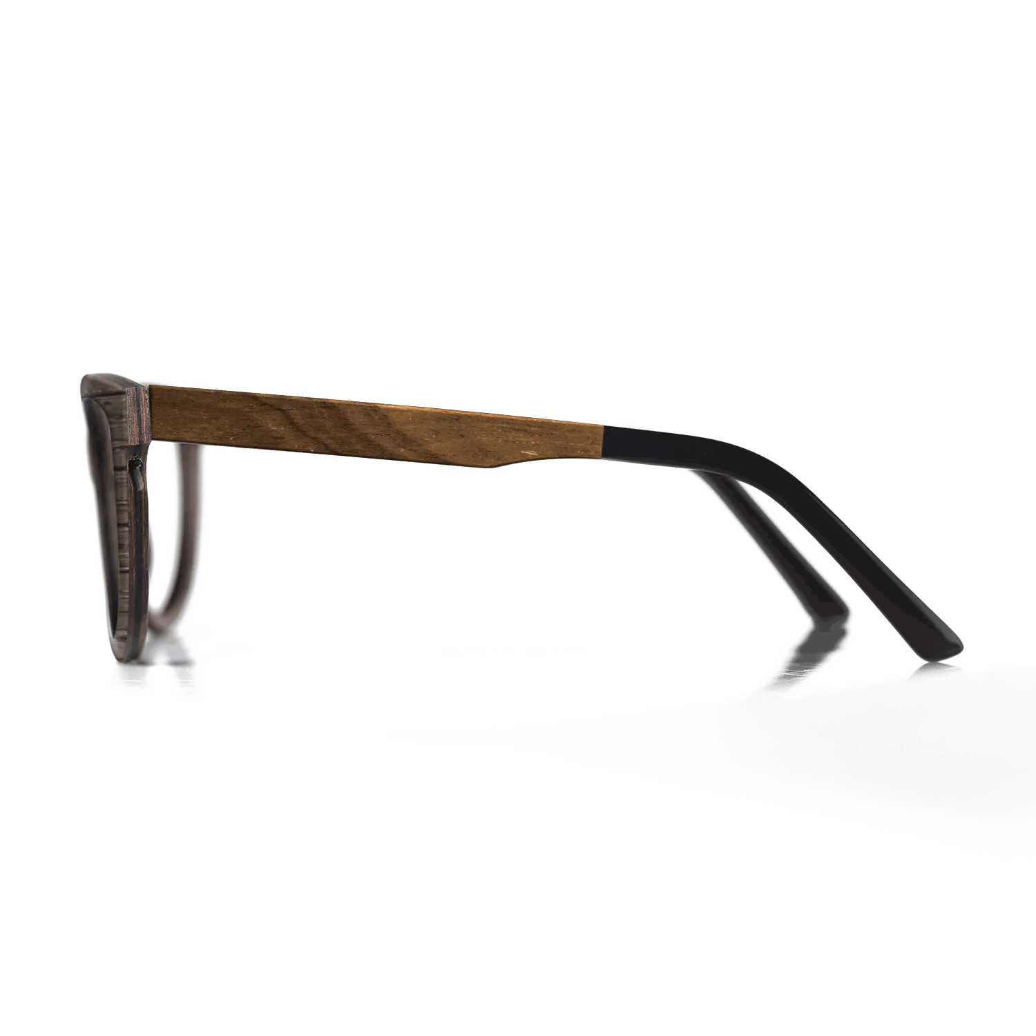 Fumed Oak,Walnut Claro Light,Ziricote Dark Quartered,Santos Rosewood Light: Bauhaus - The Hero - Square - SIRIS wood optic