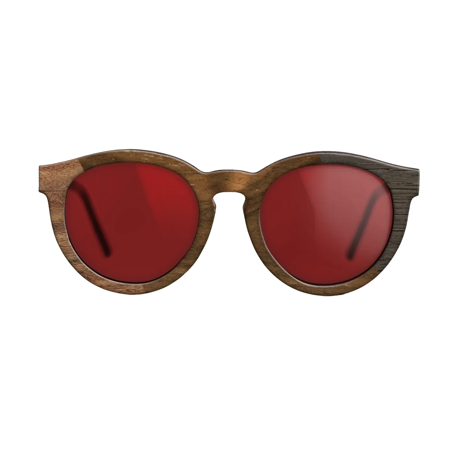 Fumed Oak,Walnut Claro Light,Ziricote Dark Quartered,Santos Rosewood Light: Bauhaus - The Rebel - Round - SIRIS wood optic