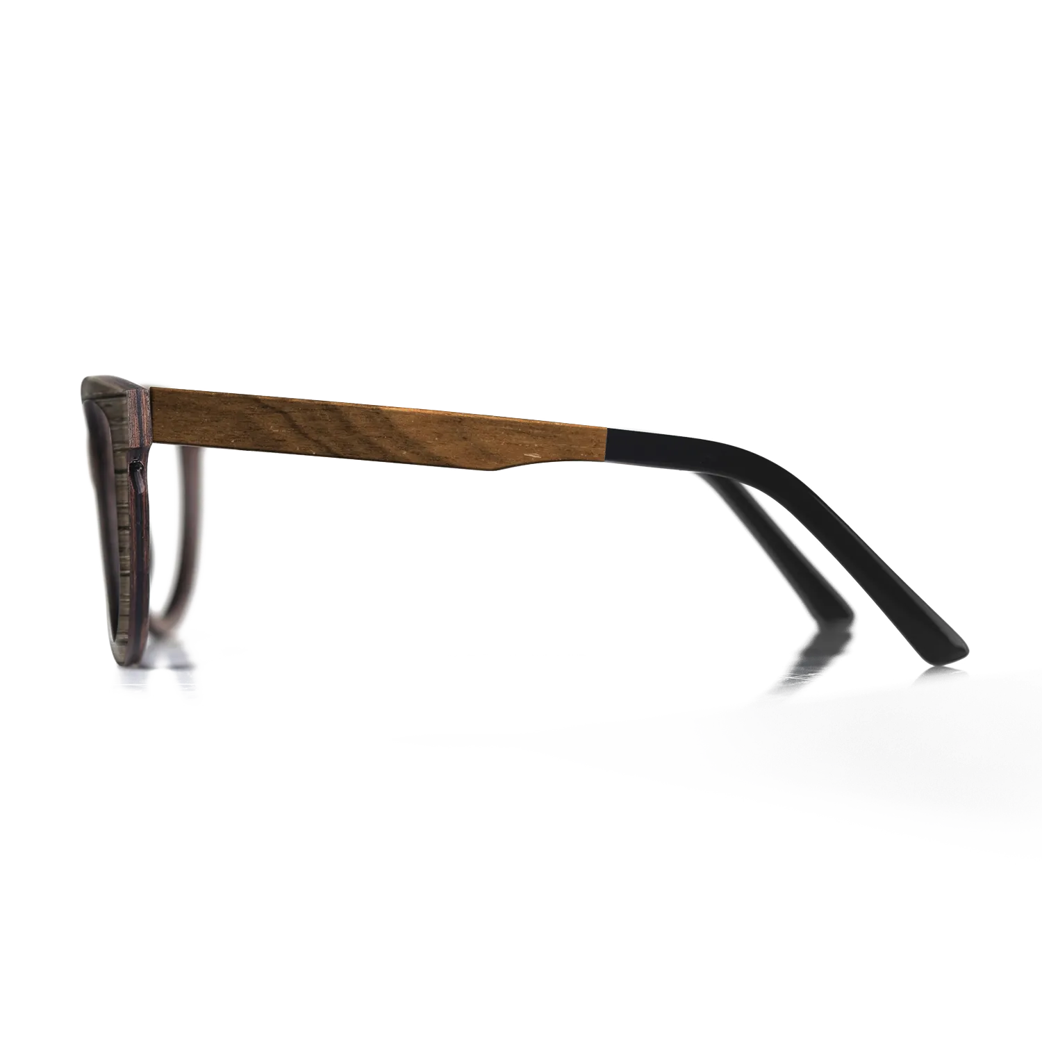 Fumed Oak,Walnut Claro Light,Ziricote Dark Quartered,Santos Rosewood Light: Bauhaus - The Sage - Rectangle - SIRIS wood optic