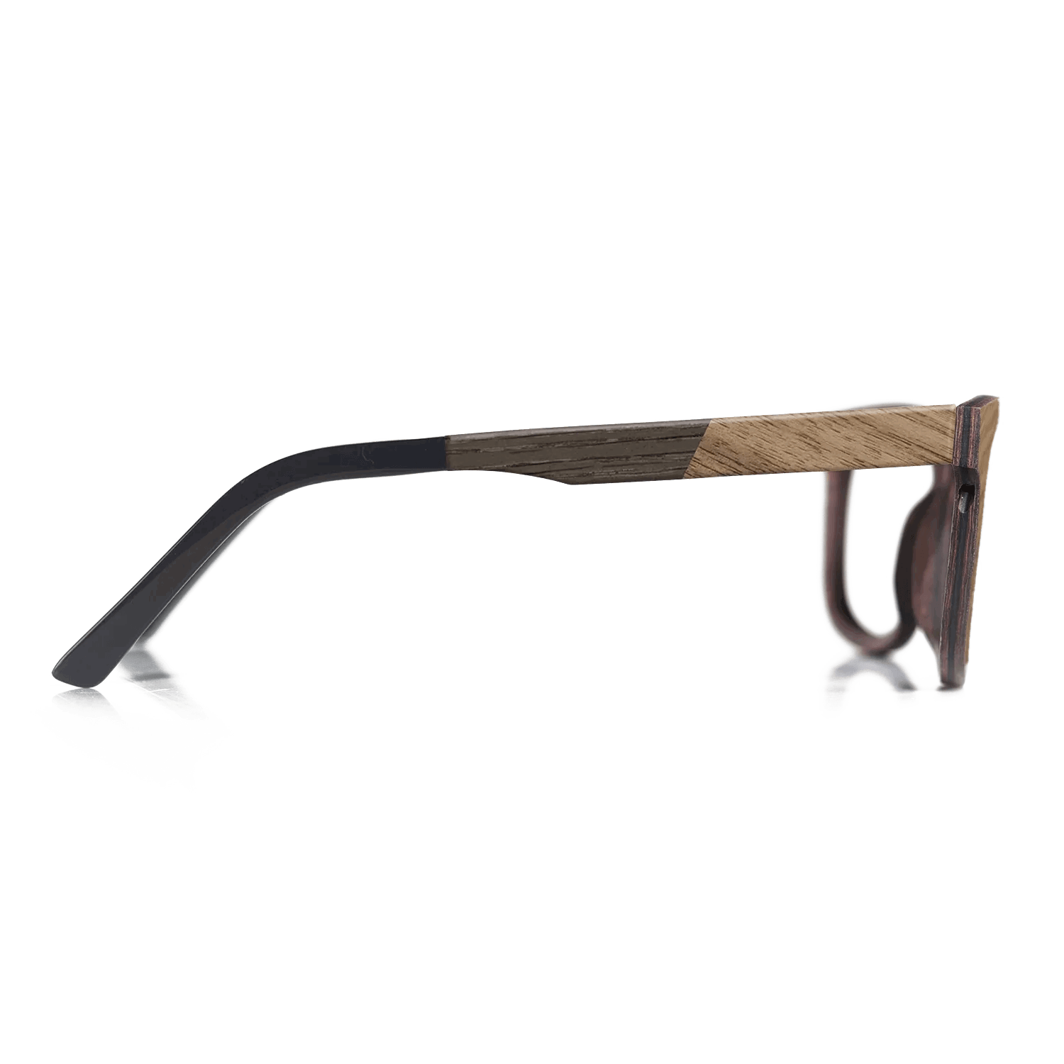 Fumed Oak,Walnut: Straight Grain: Angle Cut - The Rebel - Round - 1783 - SIRIS wood optic