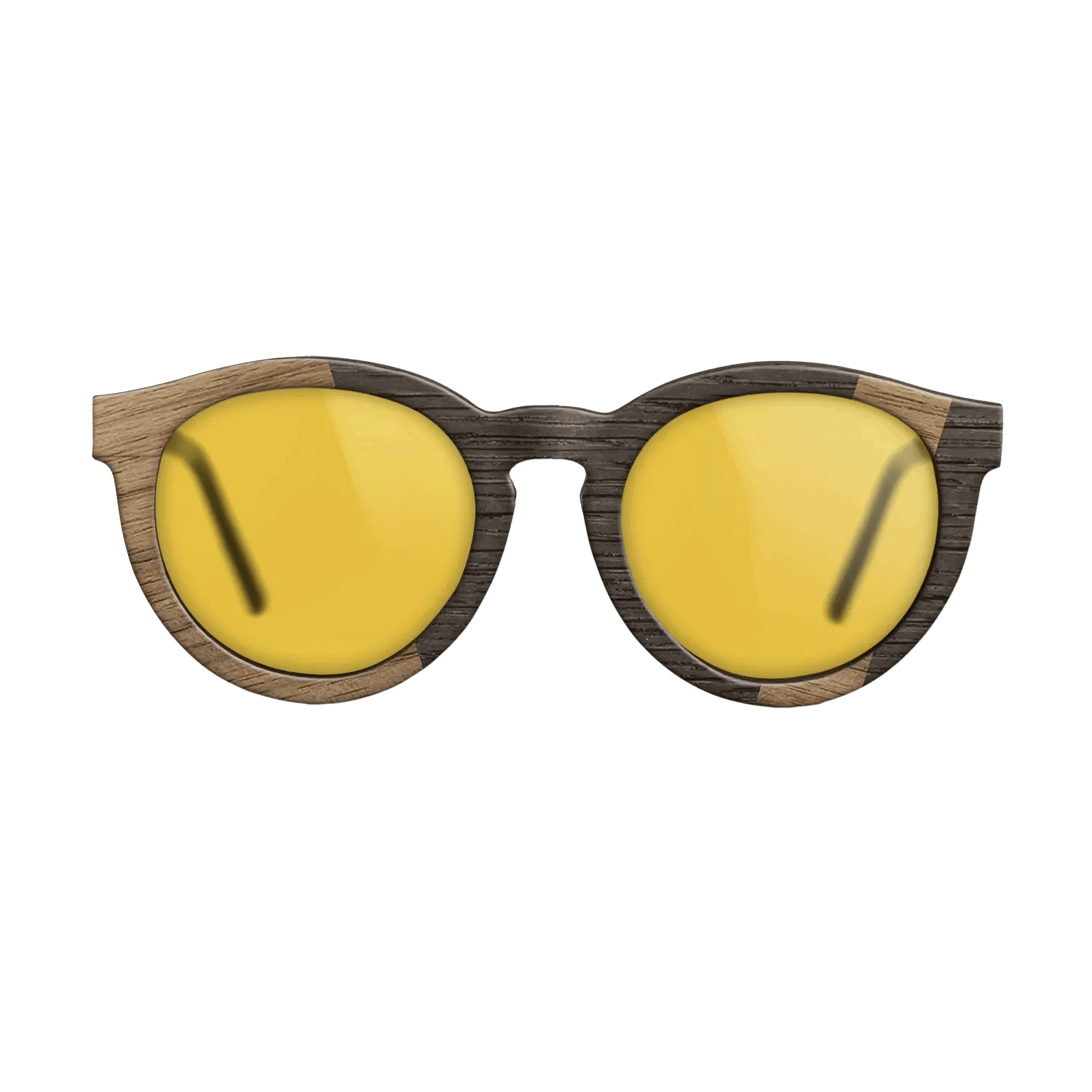 Fumed Oak,Walnut: Straight Grain: Angle Cut - The Rebel - Round - 1783 - SIRIS wood optic