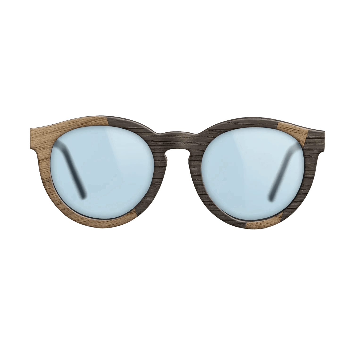 Fumed Oak,Walnut: Straight Grain: Angle Cut - The Rebel - Round - 1783 - SIRIS wood optic