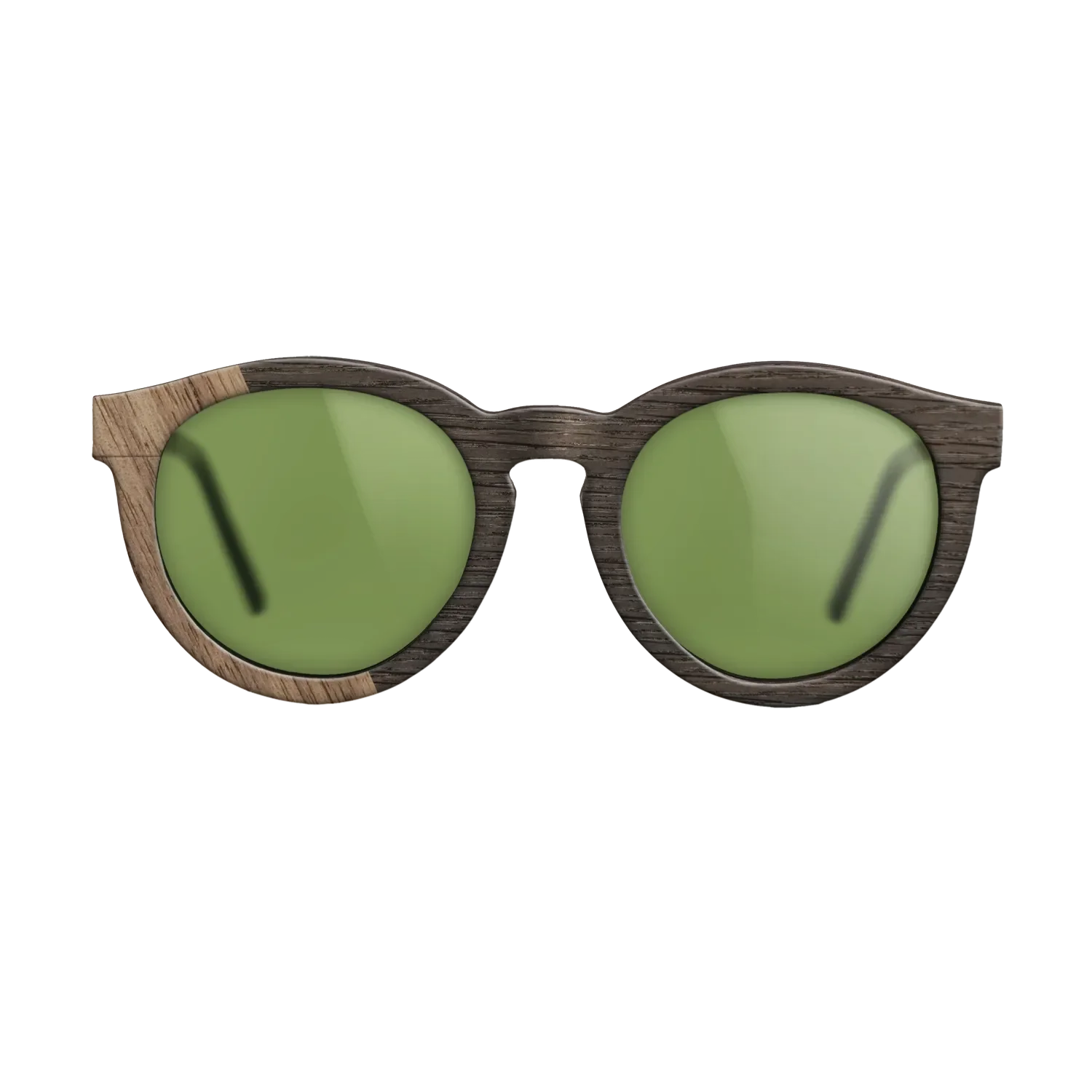 Fumed Oak,Walnut: Straight Grain: Bauhaus - The Rebel - Round - 1661 - SIRIS wood optic